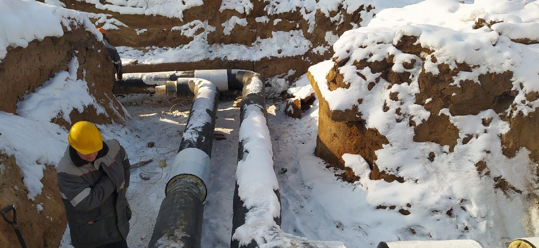 Строительство, теплотрасса, Щёлково, Бахчиванджи, котельная