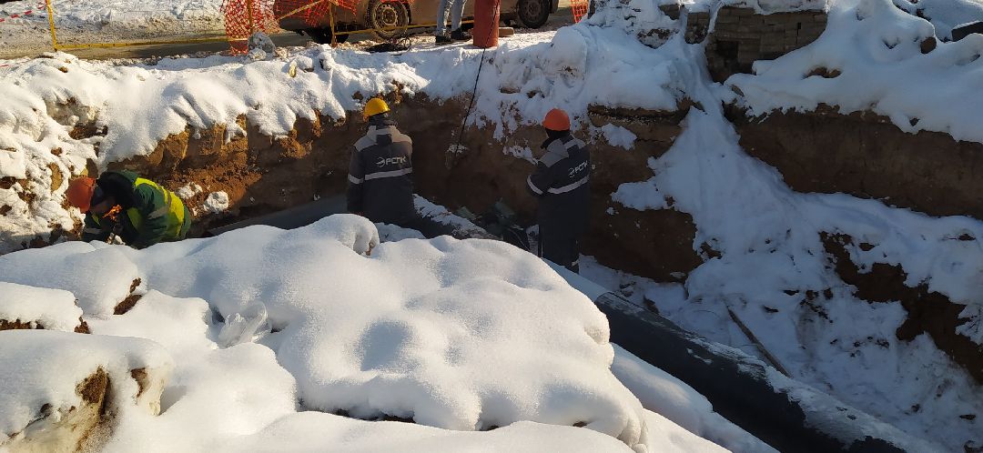 Строительство, теплотрасса, Щёлково, Бахчиванджи, котельная