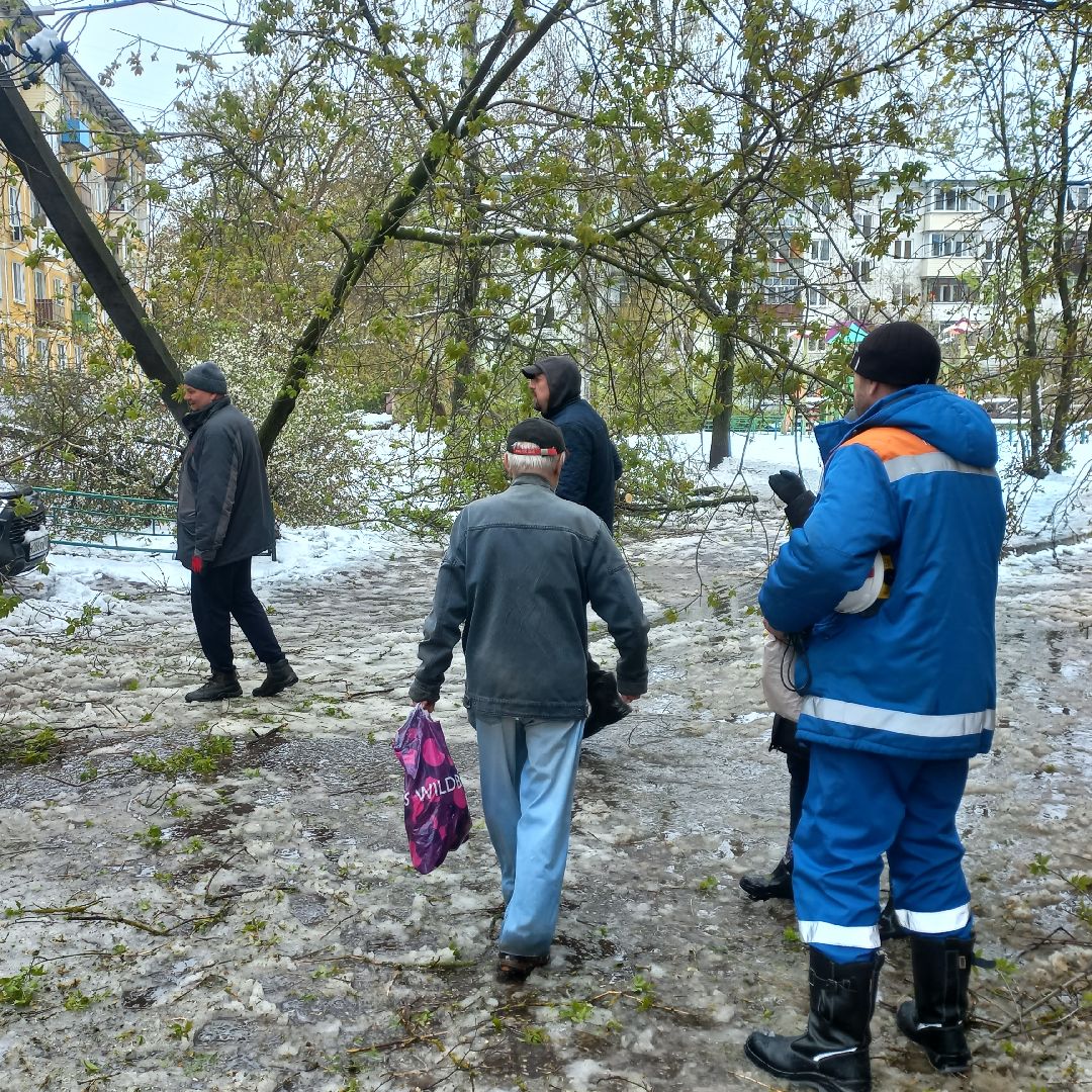 сергиев посад, чп, снегопад, скандинавский циклон, мособлэнерго, мособлпожспас,