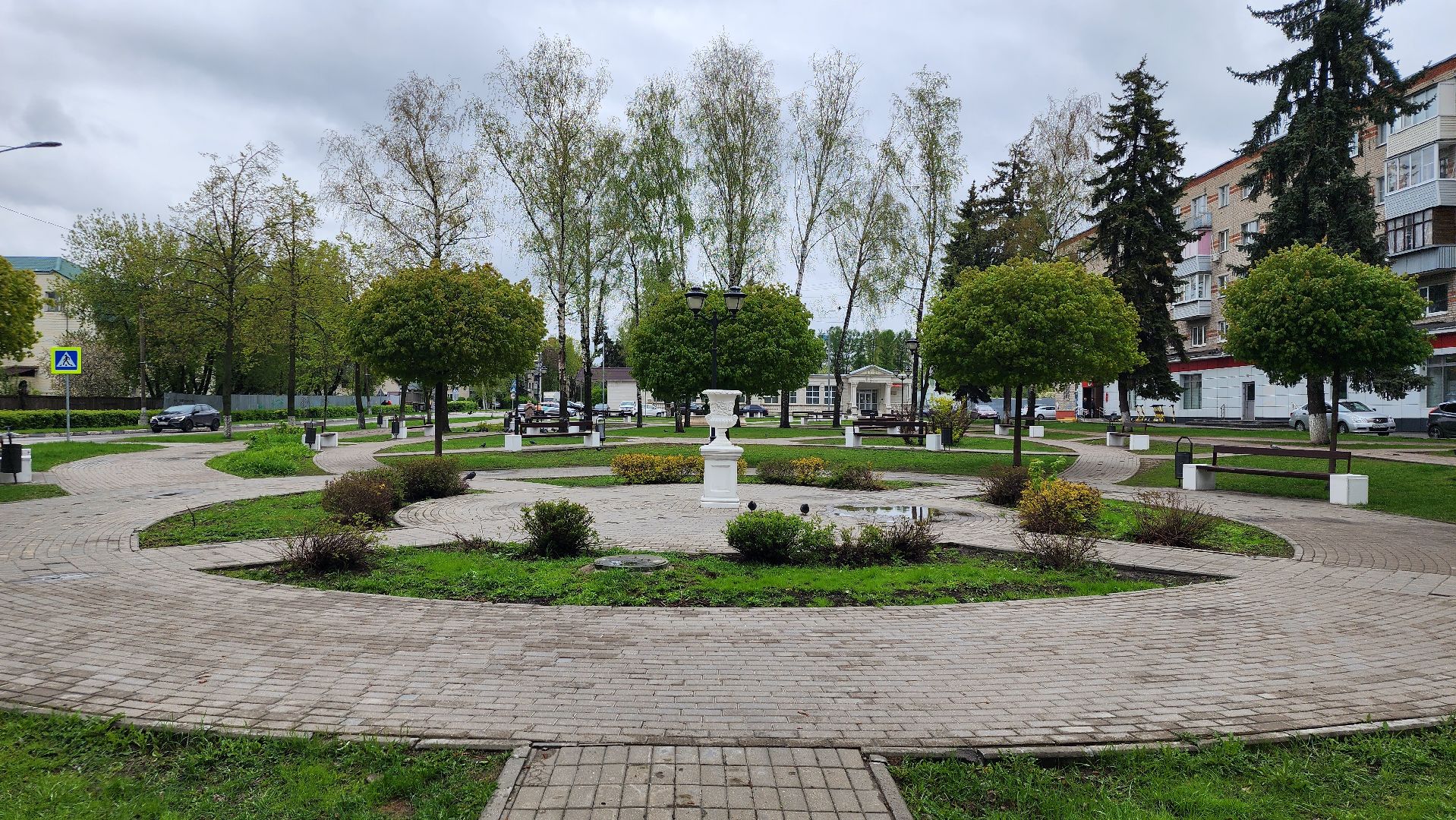 благоустройство, благоустройство территории, сквер, Старая Купавна, Богтродский городской округ,