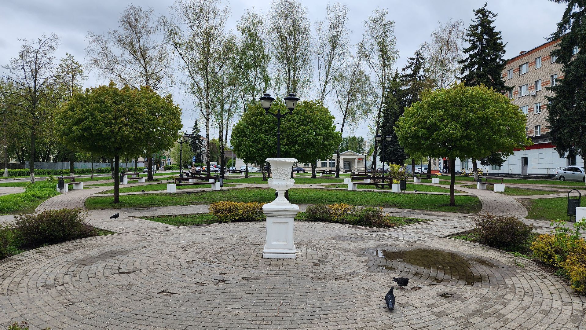 благоустройство, благоустройство территории, сквер, Старая Купавна, Богтродский городской округ,