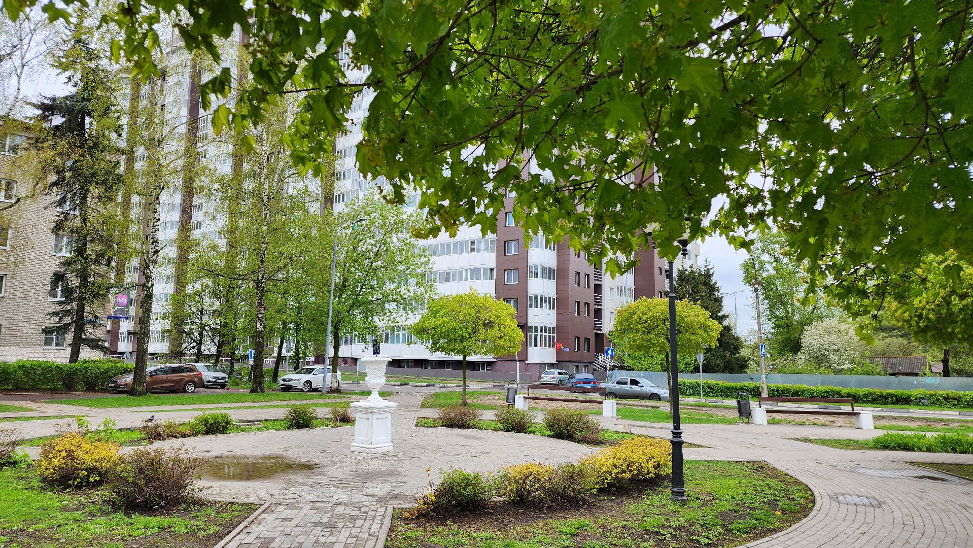 благоустройство, благоустройство территории, сквер, Старая Купавна, Богтродский городской округ,