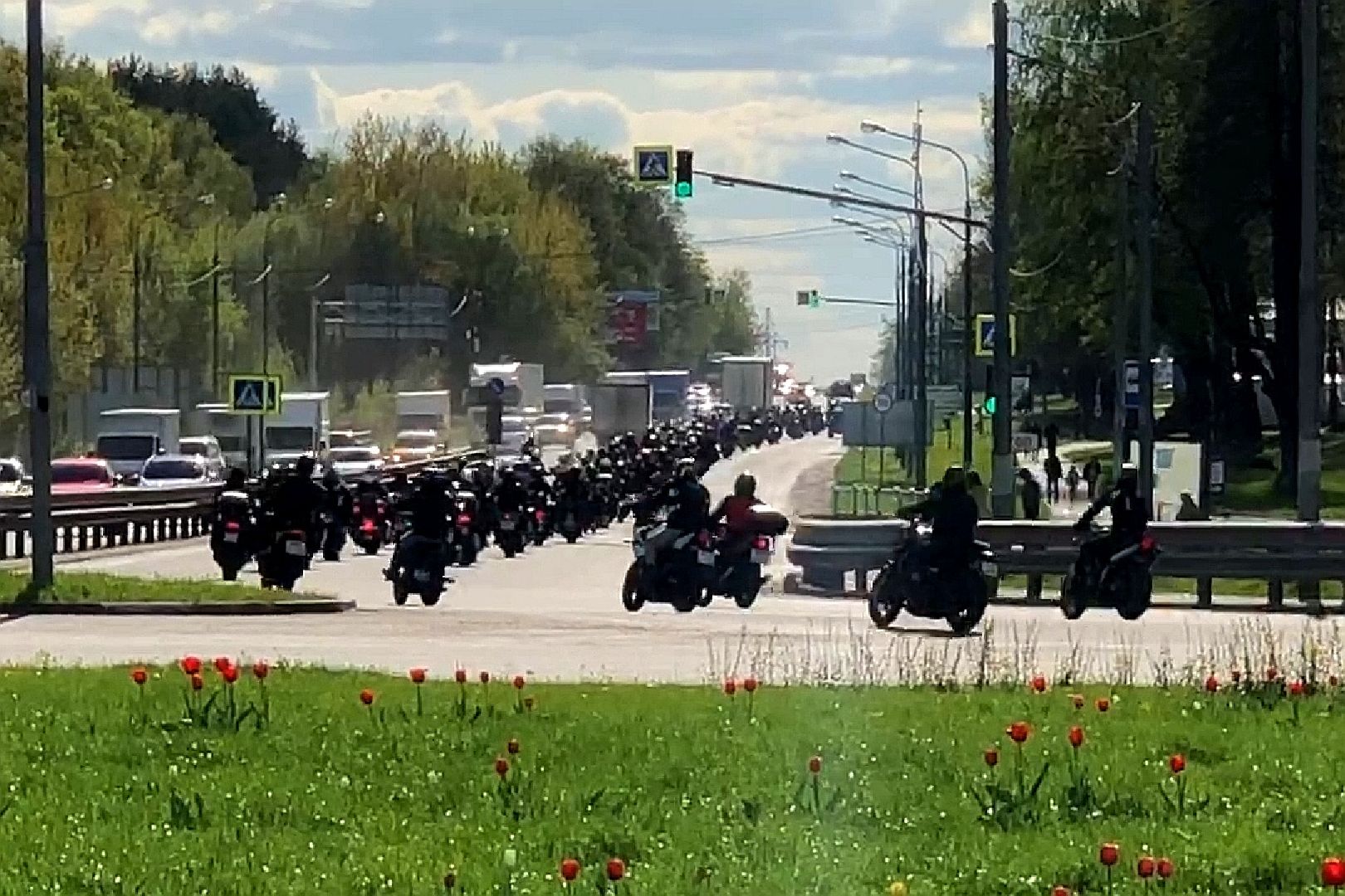 Подольск, байкеры