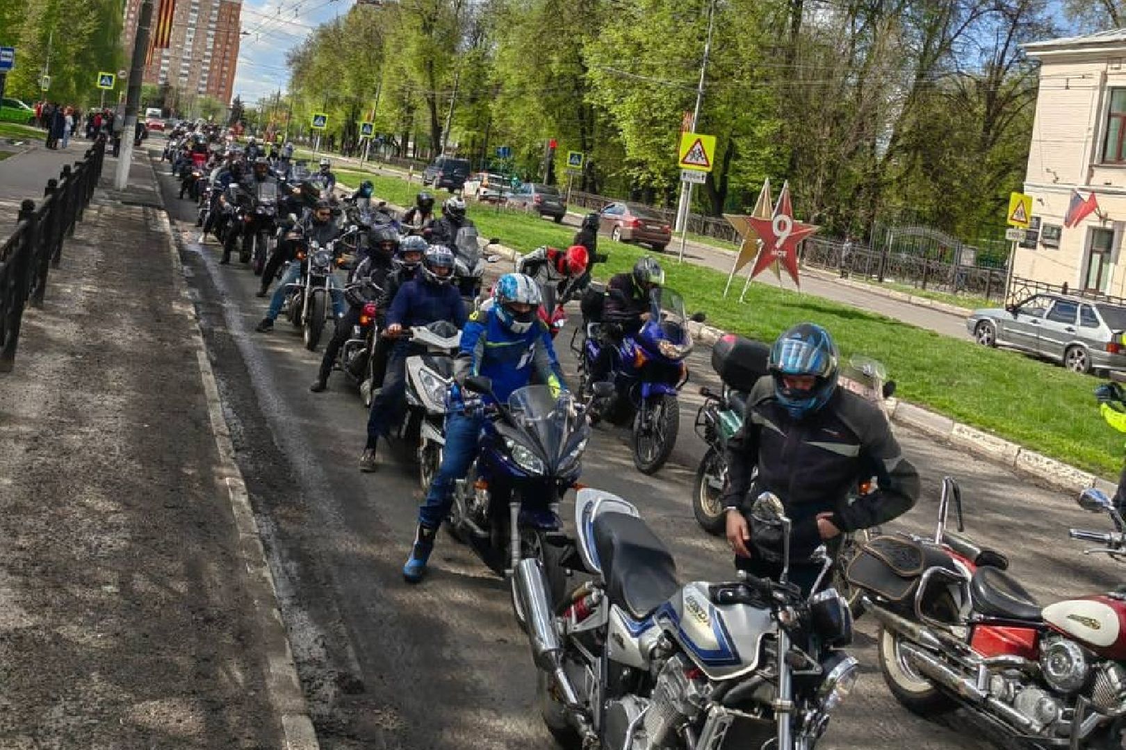 Подольск, байкеры