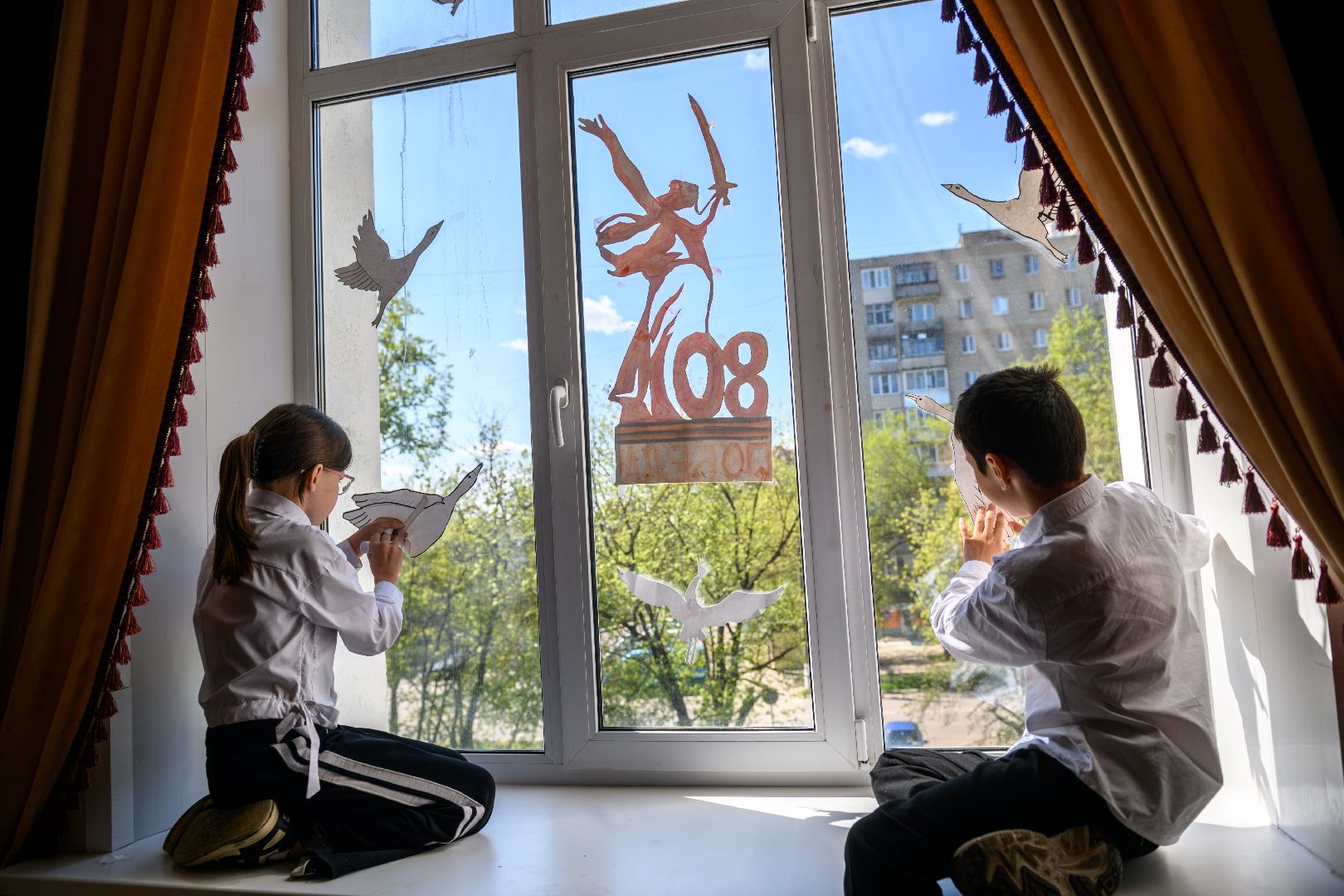 лыткарино, образование, окна победы, 80 - летие победы,