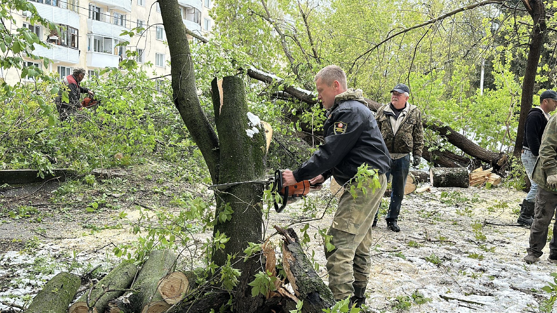 клин, общество, жкх, ликвидация последствий снегопада, чп,