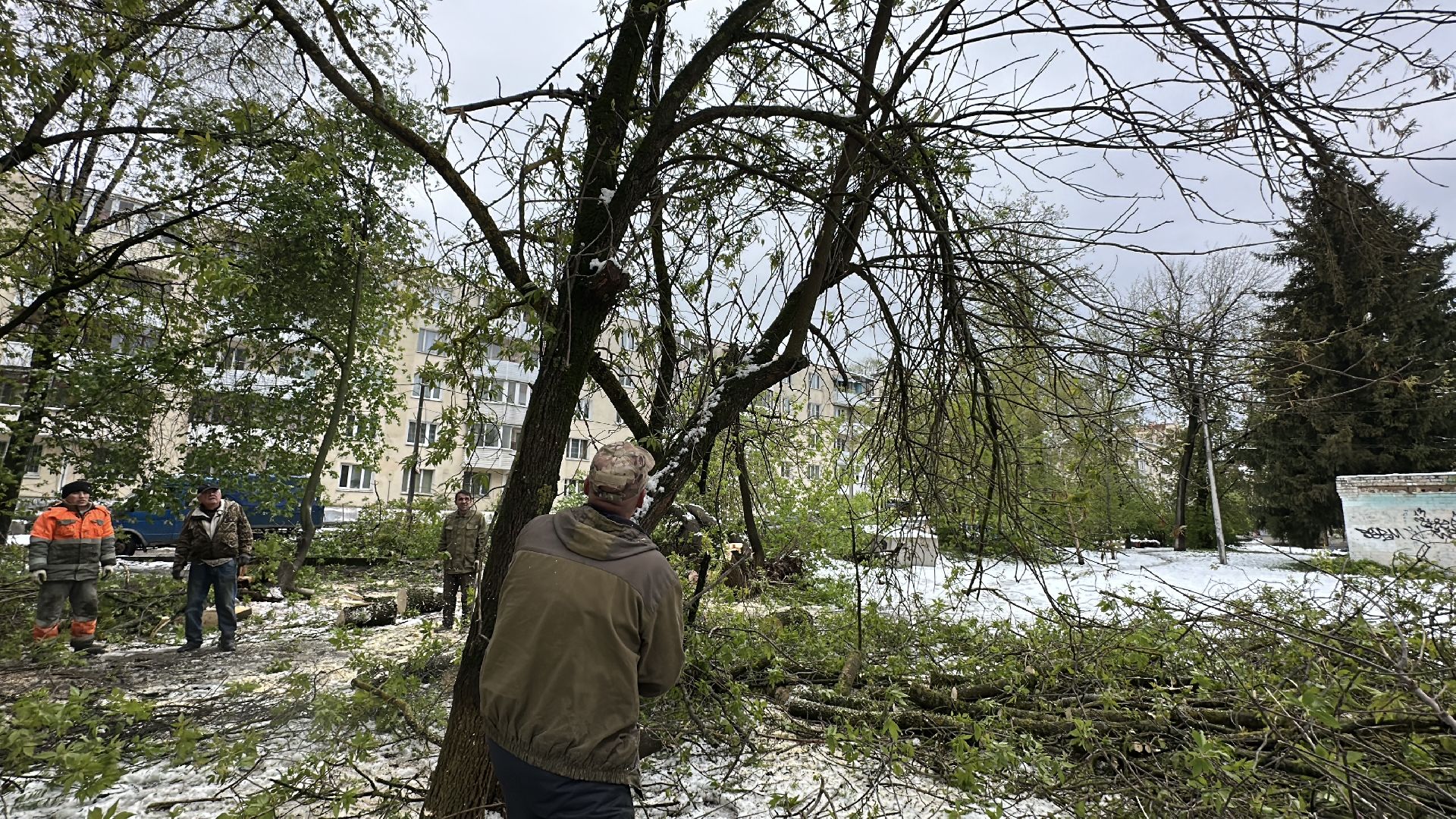 клин, общество, жкх, ликвидация последствий снегопада, чп,