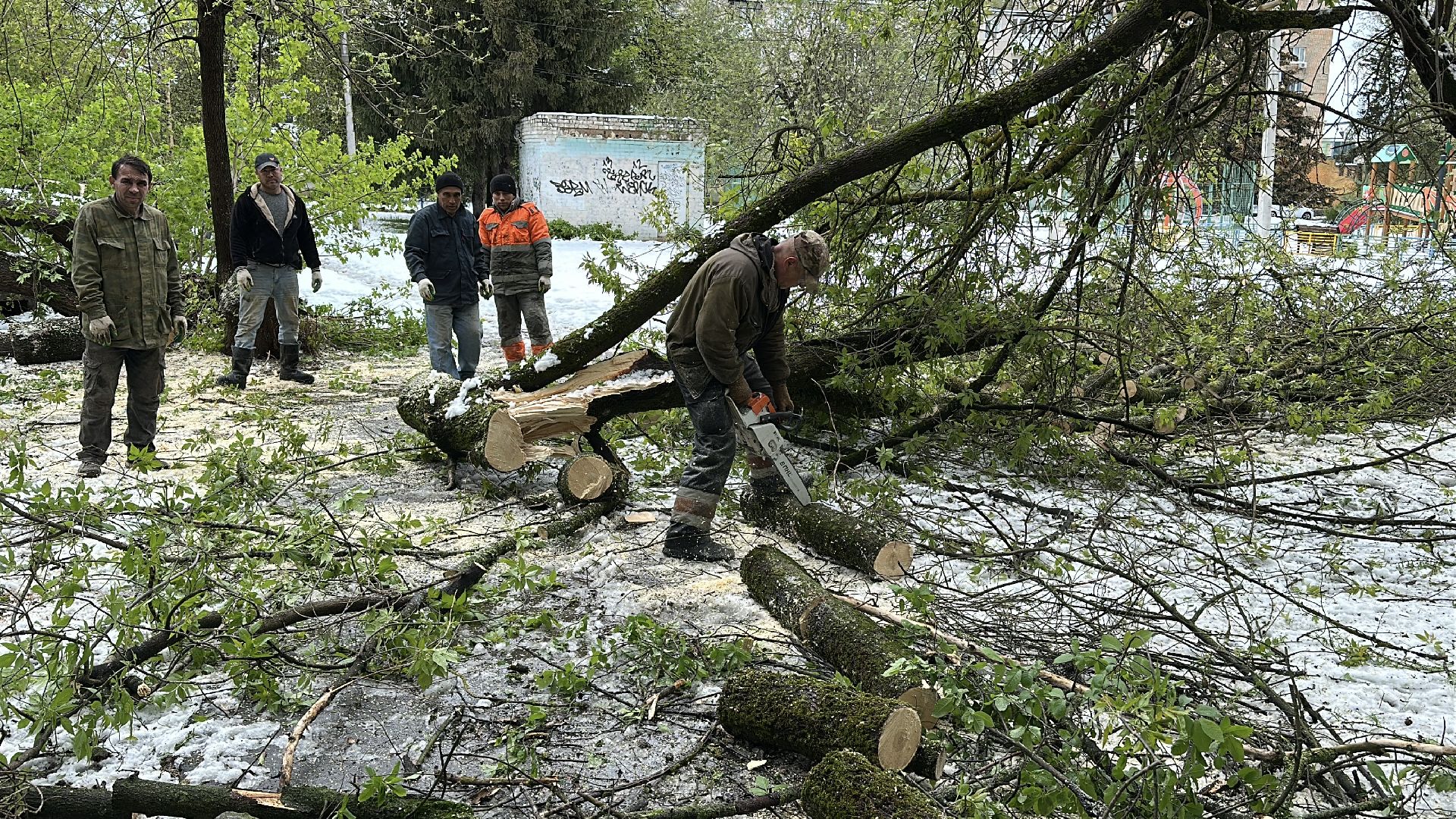 клин, общество, жкх, ликвидация последствий снегопада, чп,