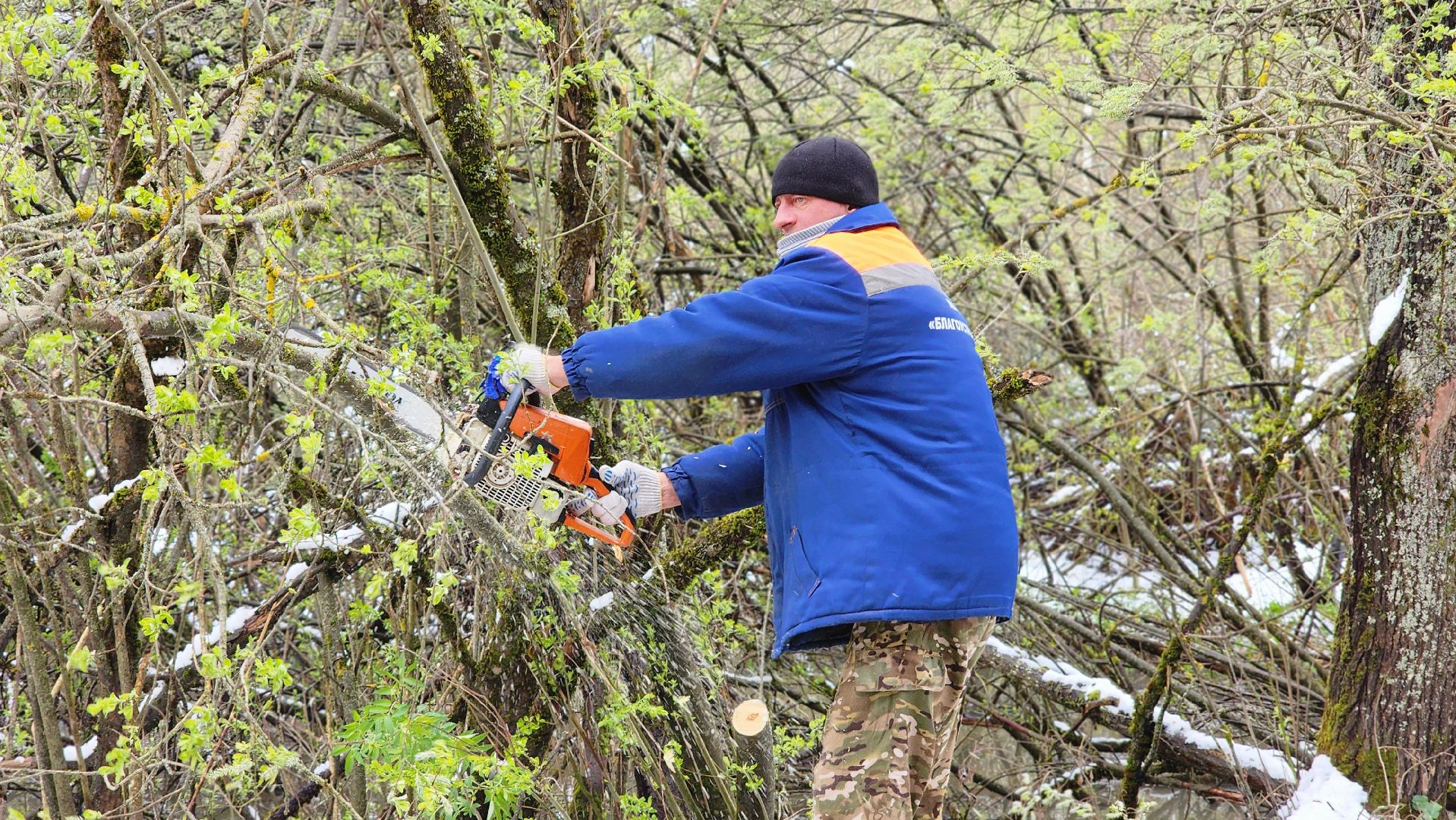 Руза, коммунальная служба, Благоустройство , Устранение последствий снегопада ,
