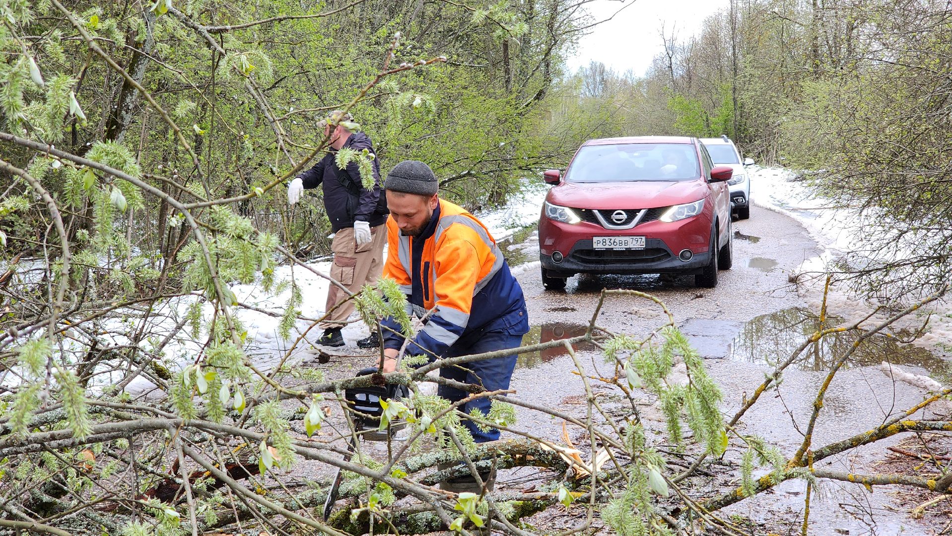 Руза, коммунальная служба, Благоустройство , Устранение последствий снегопада ,