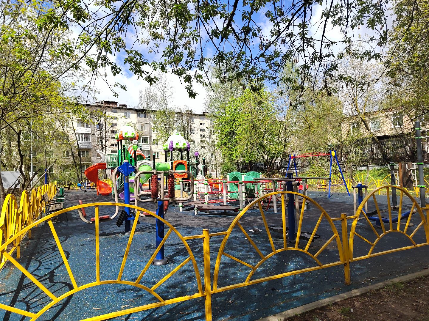 Пушкино, Ивантеевка, Пушкинский округ, благоустройство, жкх, мкд, чистый двор, весна в Подмосковье