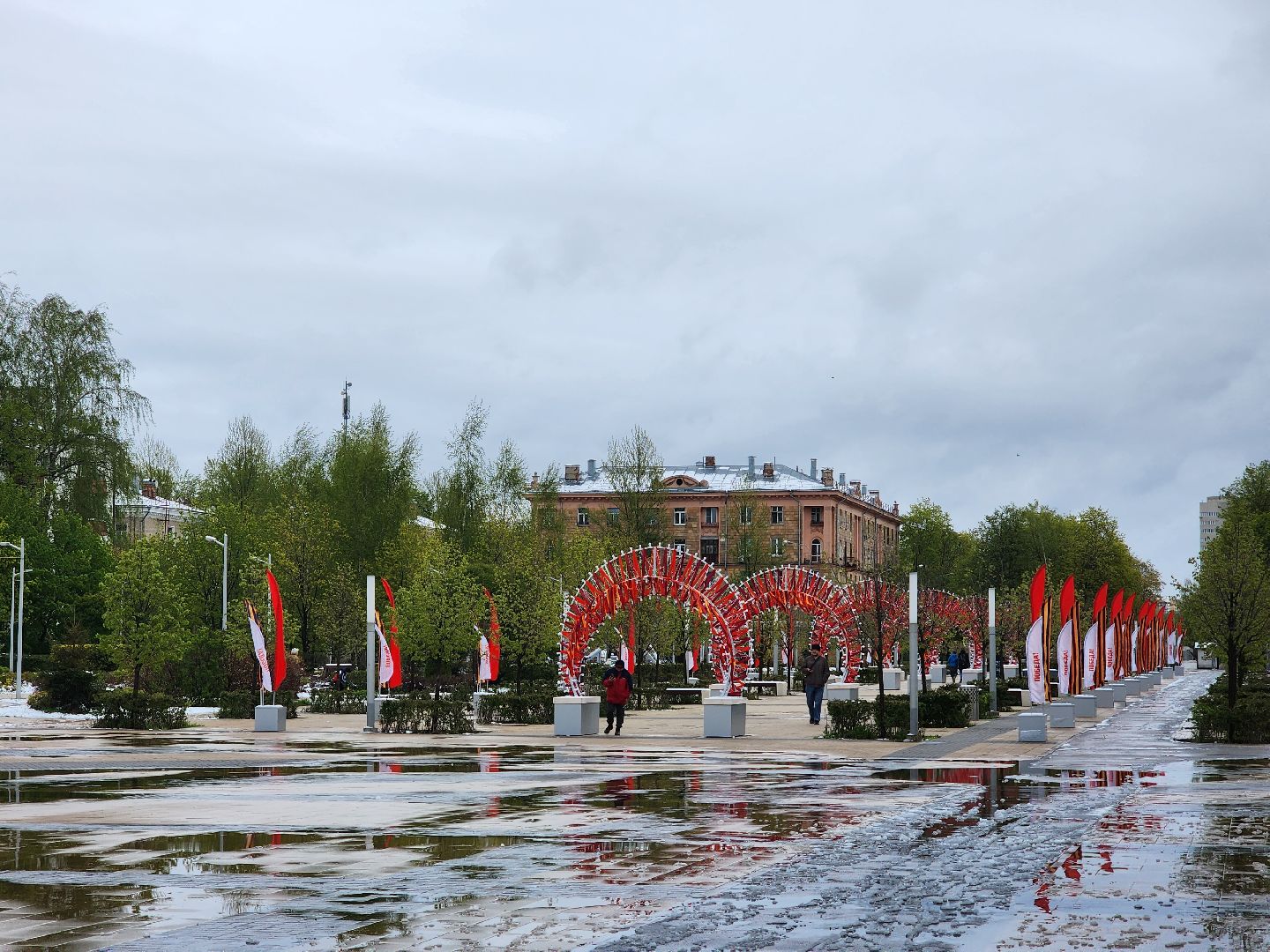 королёв, благоустройство в королеве, космическая столица россии, центральная городская площадь в королеве,