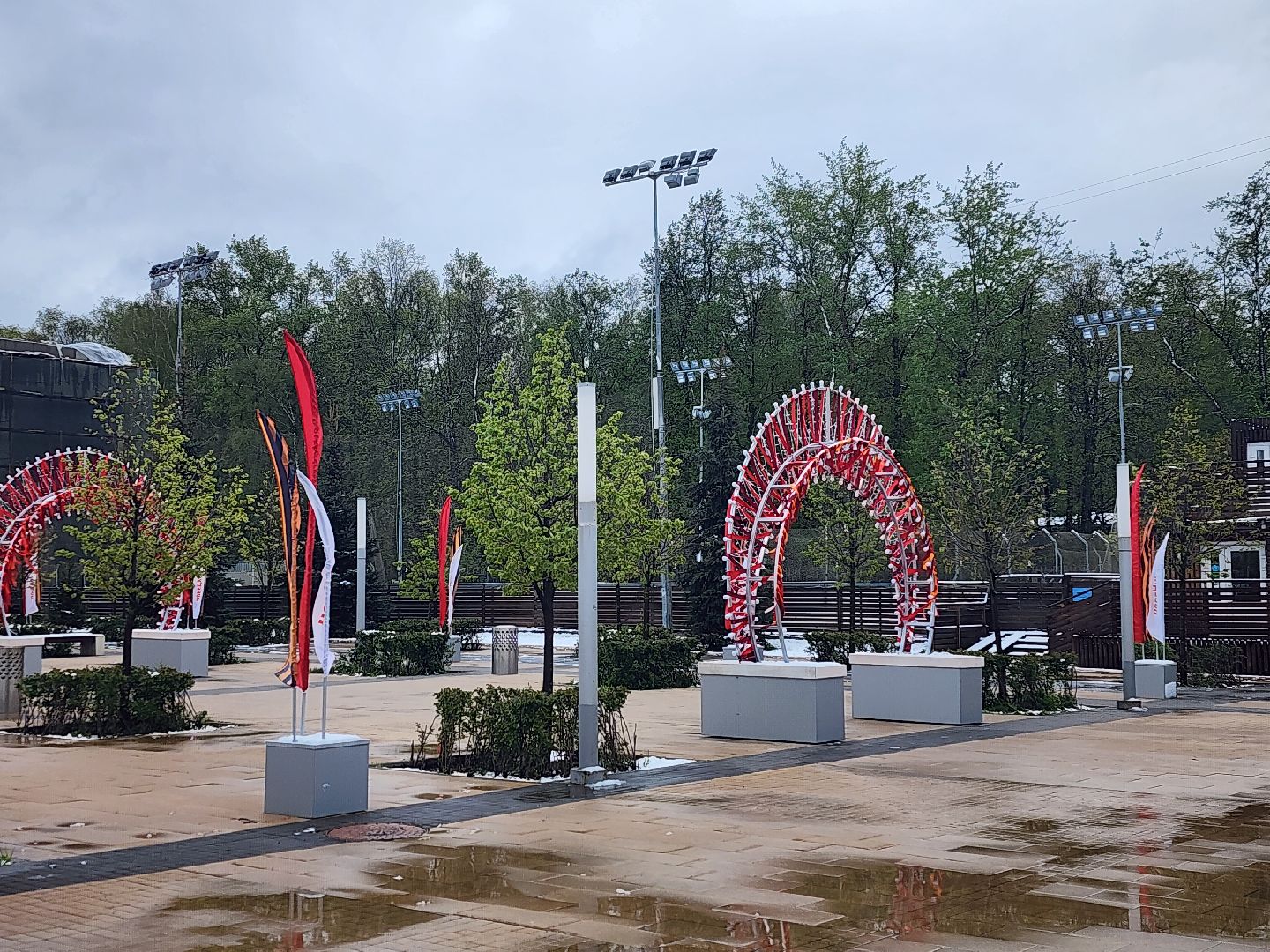 королёв, благоустройство в королеве, космическая столица россии, центральная городская площадь в королеве,