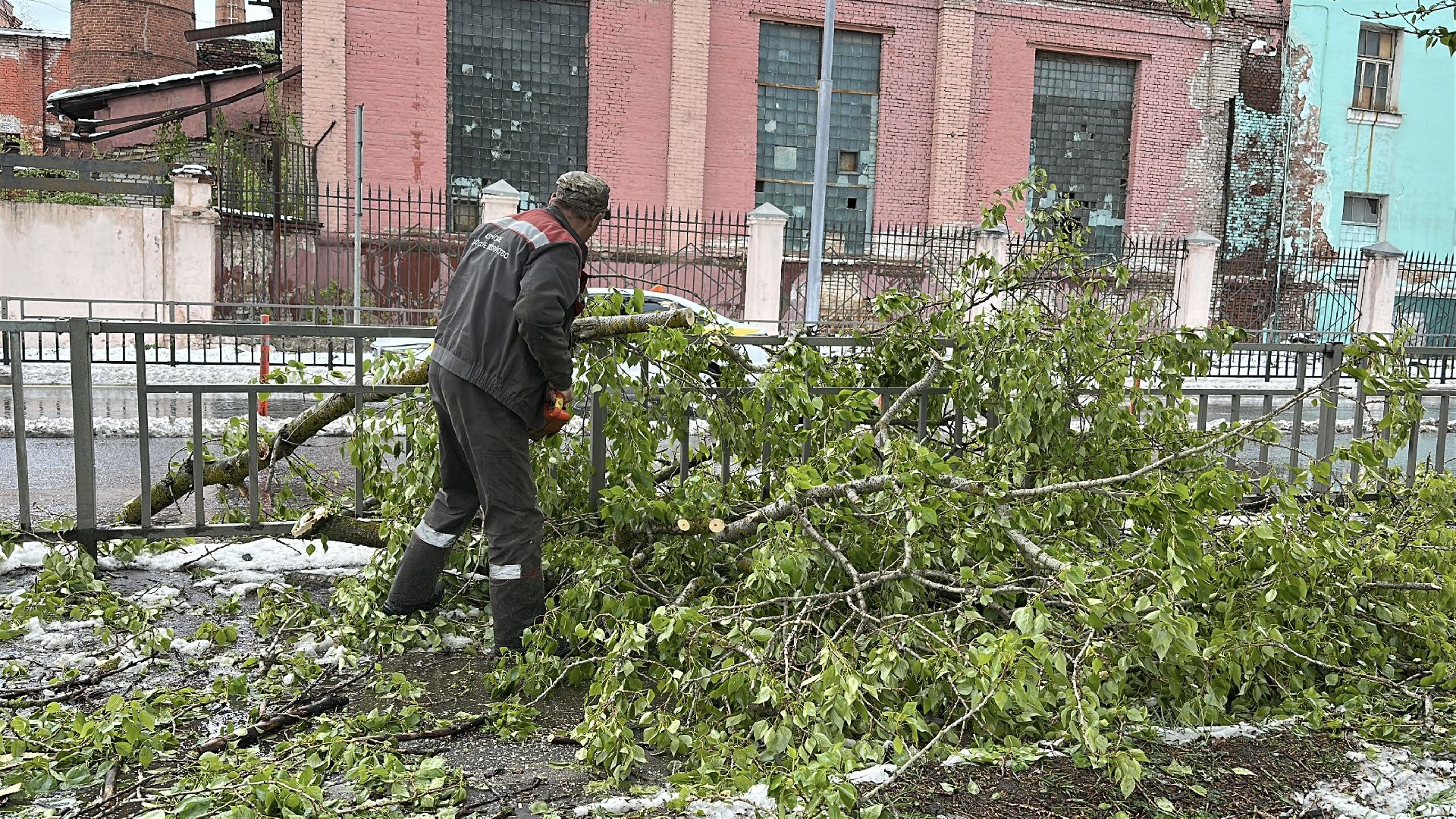 клин, общество, чп, жкх, устранение последствий снегопада,