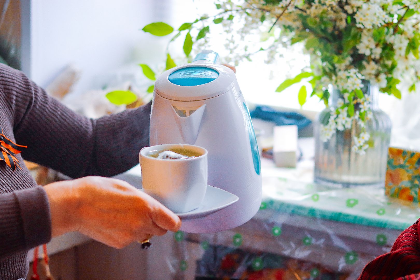 клин, общество, ветераны, таблички в честь ветеранов вов, 80 лет победы, память,