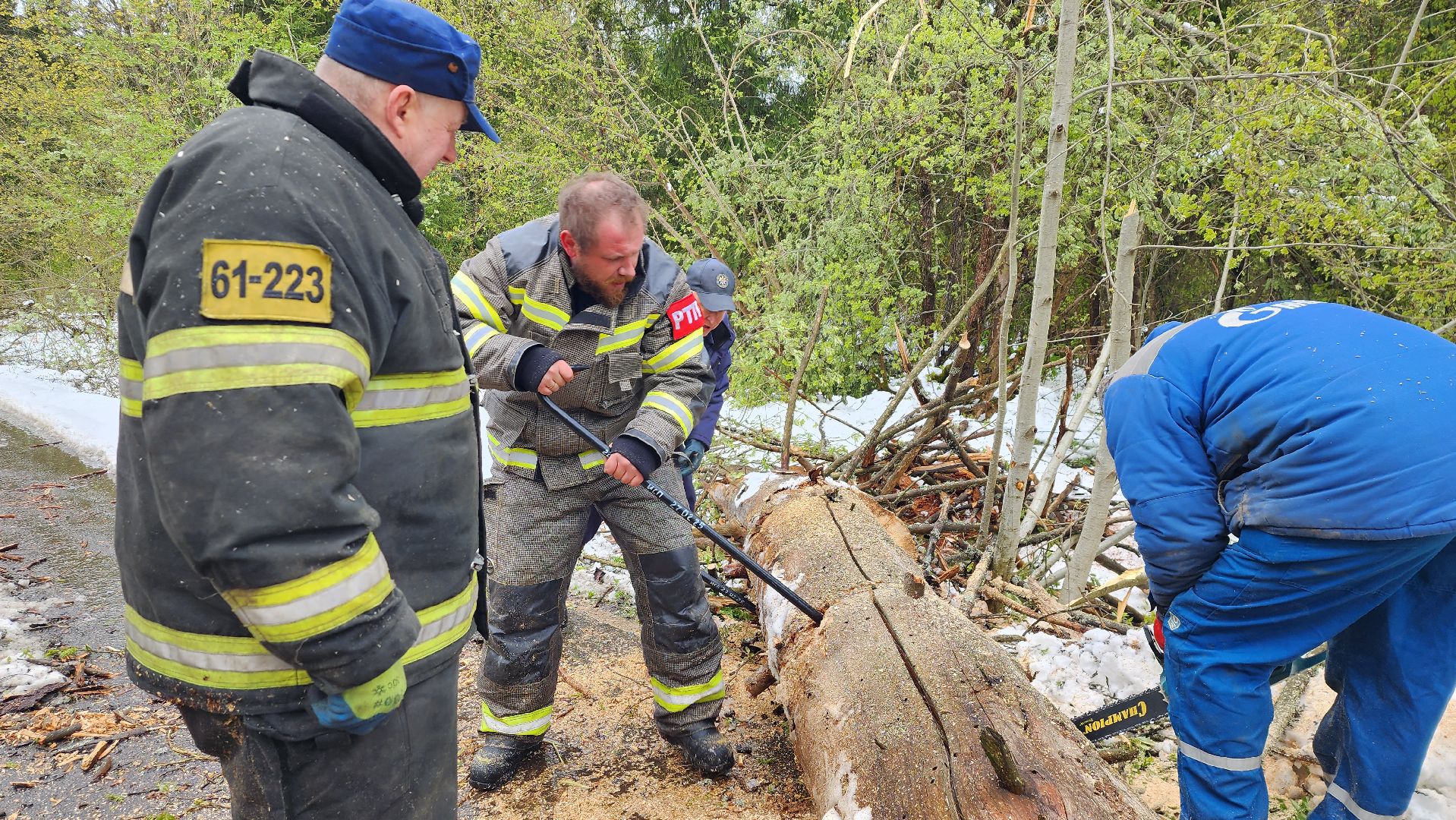 истра, мособлпожспас, ликвидация последствий непогоды,
