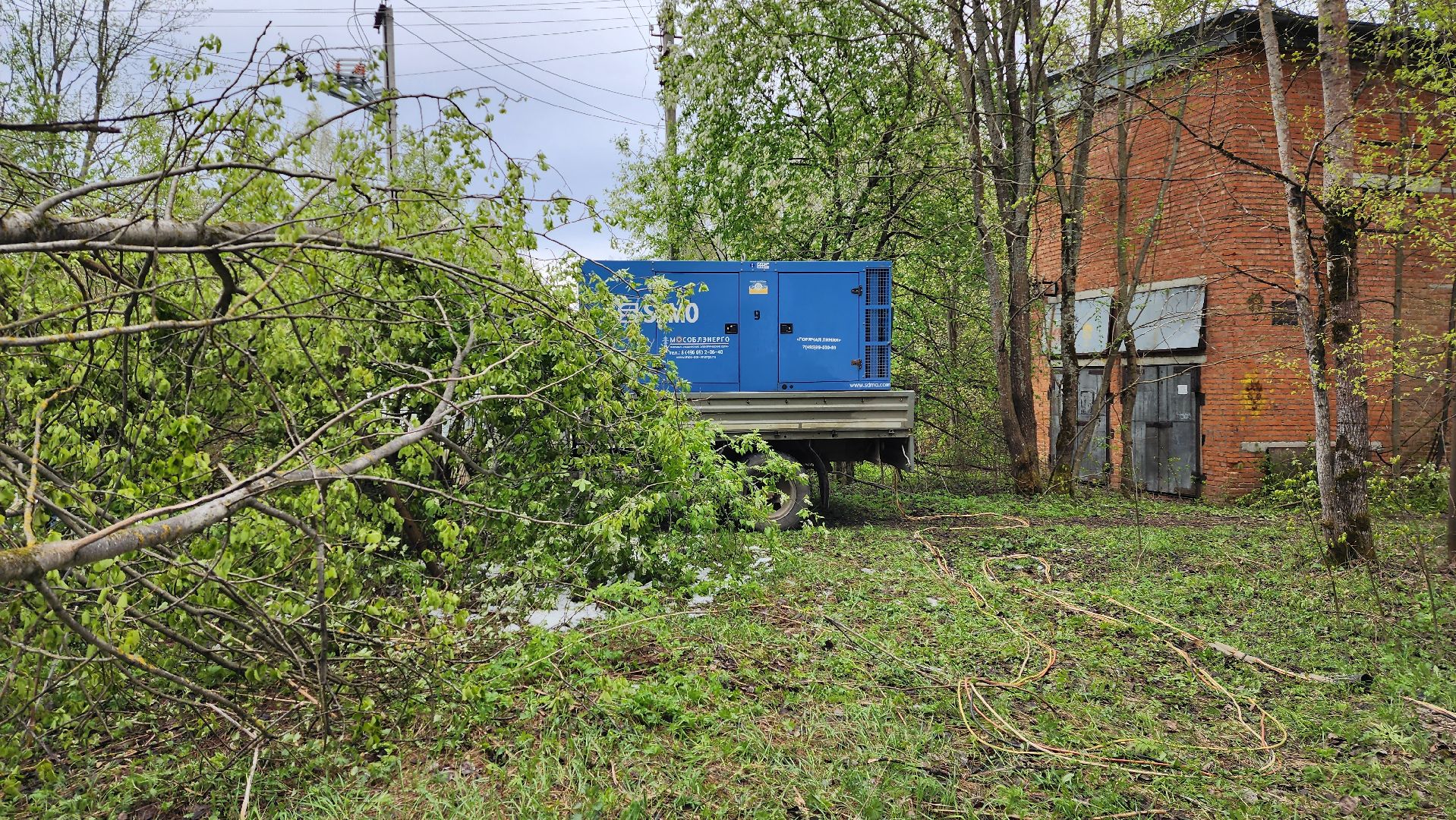 истра, ликвидация последствий непогоды, взу,