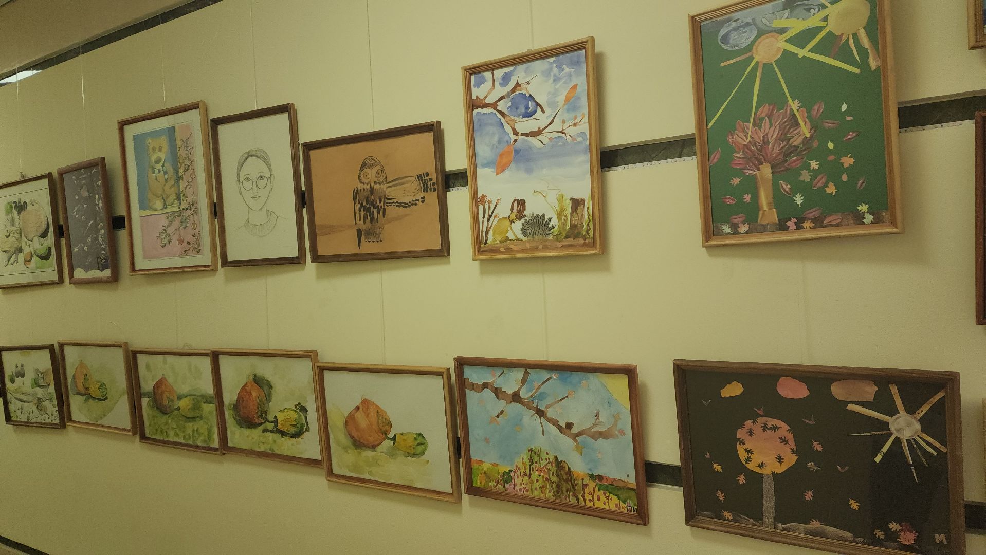 пушкино, центральная библиотека, студия, детское творчество,художественная выставка, дети, юные художники,