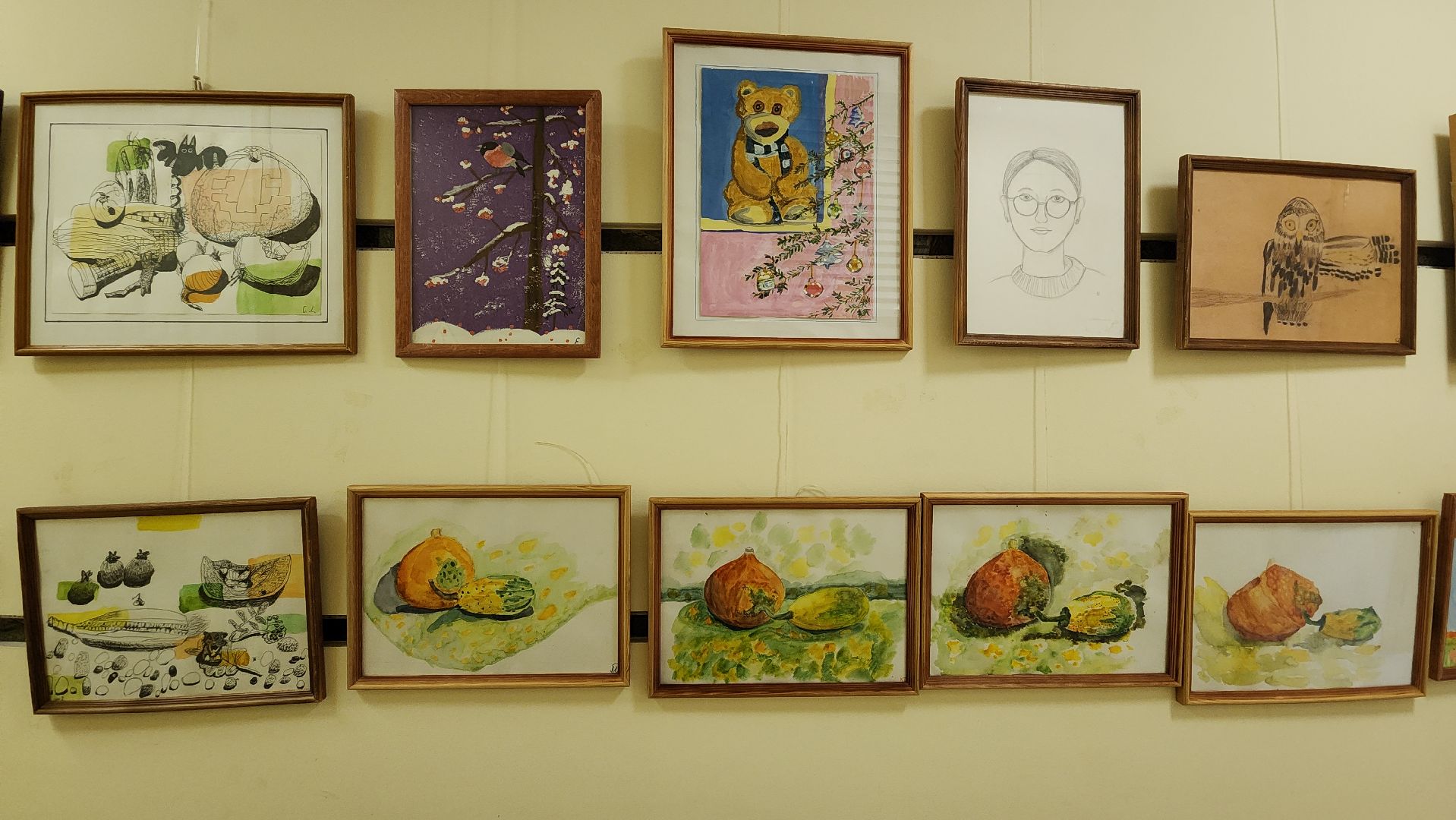 пушкино, центральная библиотека, студия, детское творчество,художественная выставка, дети, юные художники,