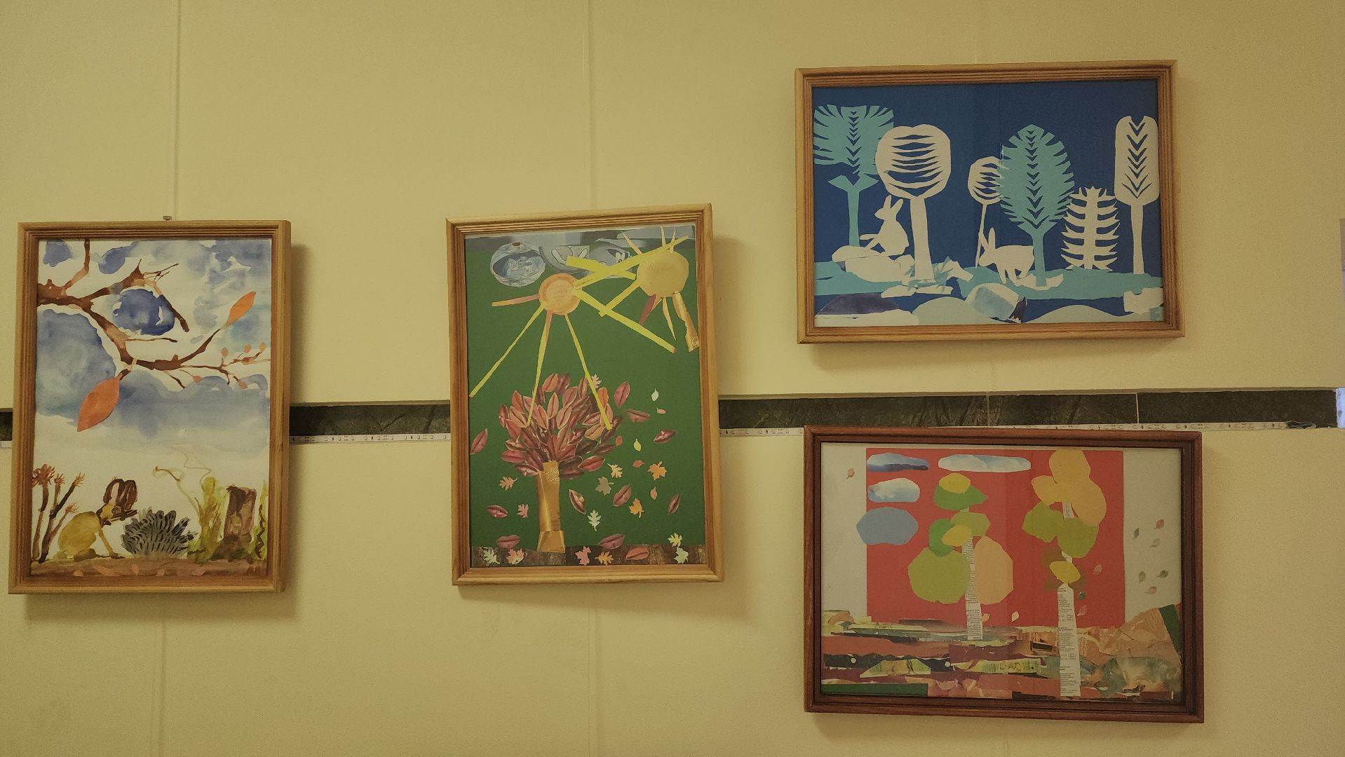 пушкино, центральная библиотека, студия, детское творчество,художественная выставка, дети, юные художники,