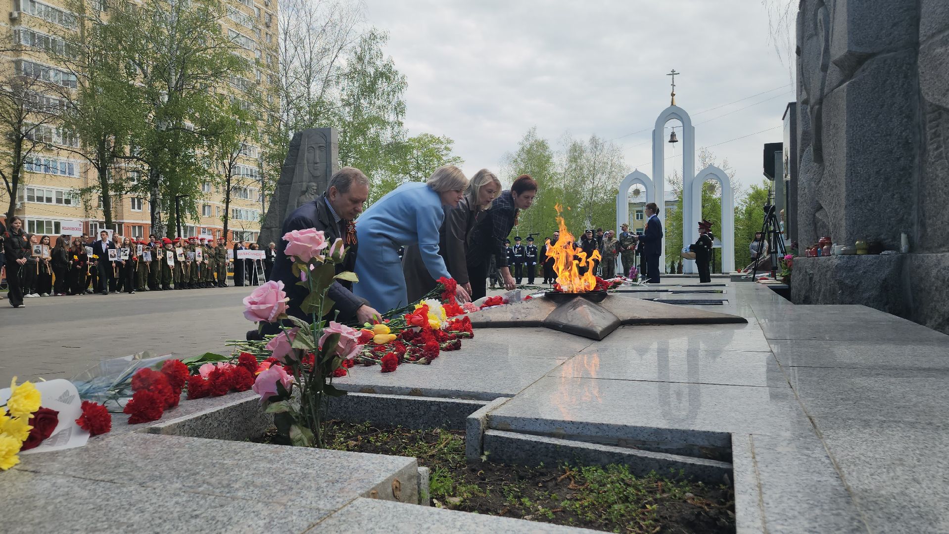 ступино, день победы,  эстафета памяти,