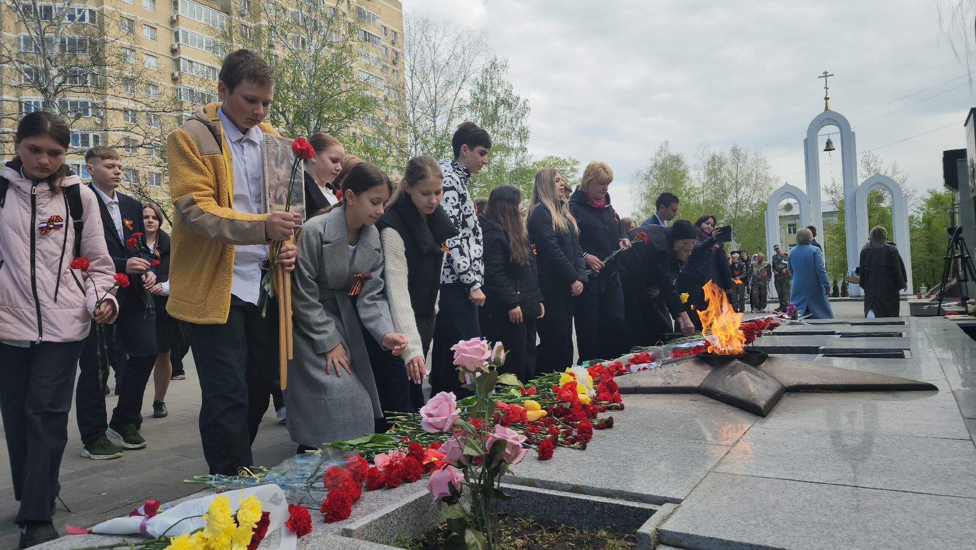 ступино, день победы,  эстафета памяти,