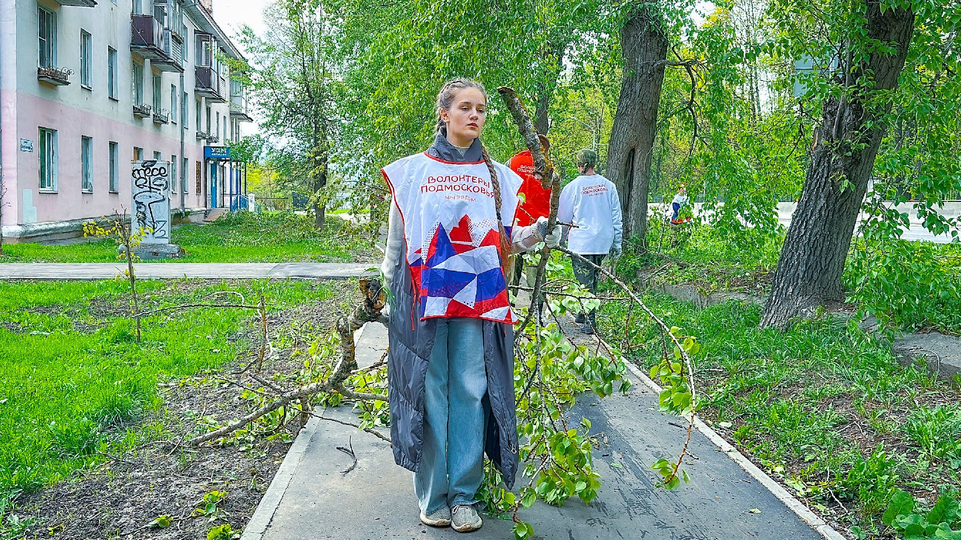 клин, общество, волонтеры подмосковья, жкх, ликвидация последствий снегопада,