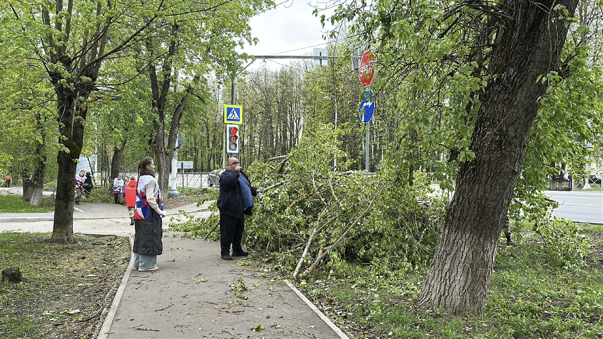 клин, общество, волонтеры подмосковья, жкх, ликвидация последствий снегопада,