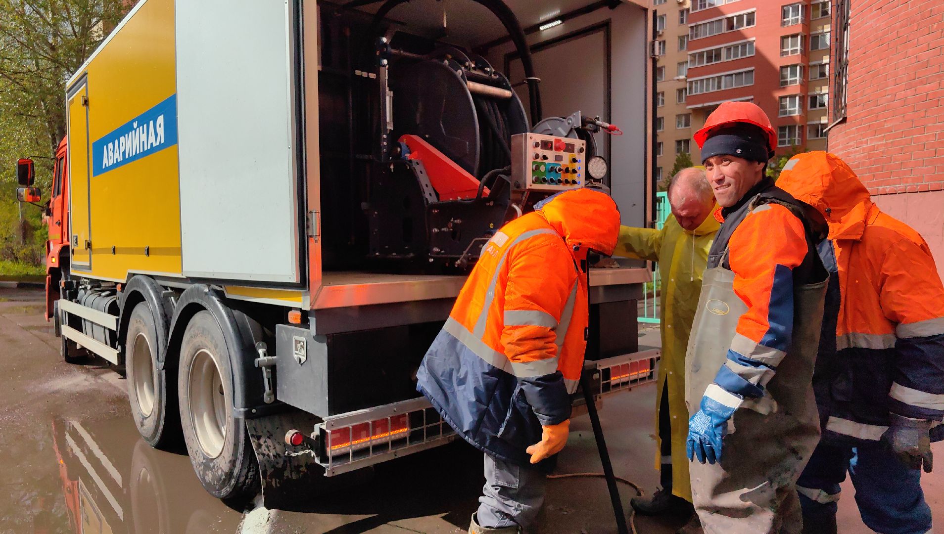 аварийная машина, камаз, водоканал, автопарк, засоры,