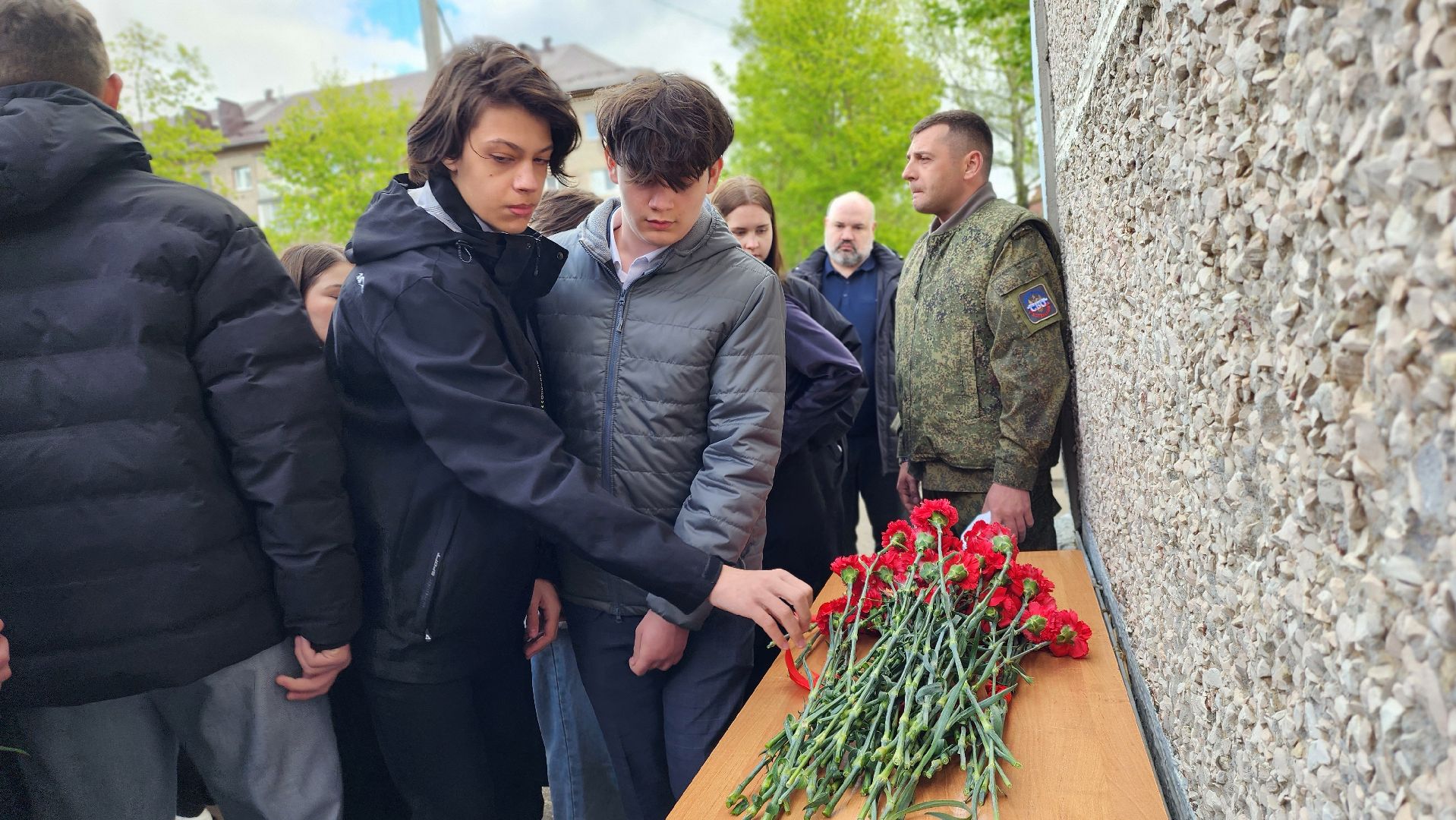 Руза, гимназия 1 рузы, мемориальная доска, Герой сво, Спецоперация,