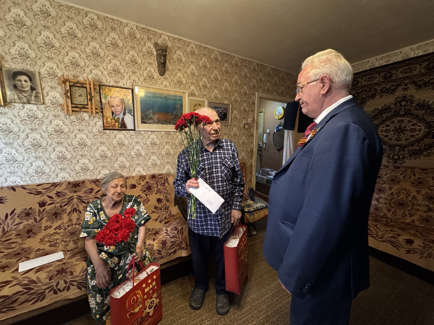 Одинцово, Поздравление ветеранов, Депутат Киреев,