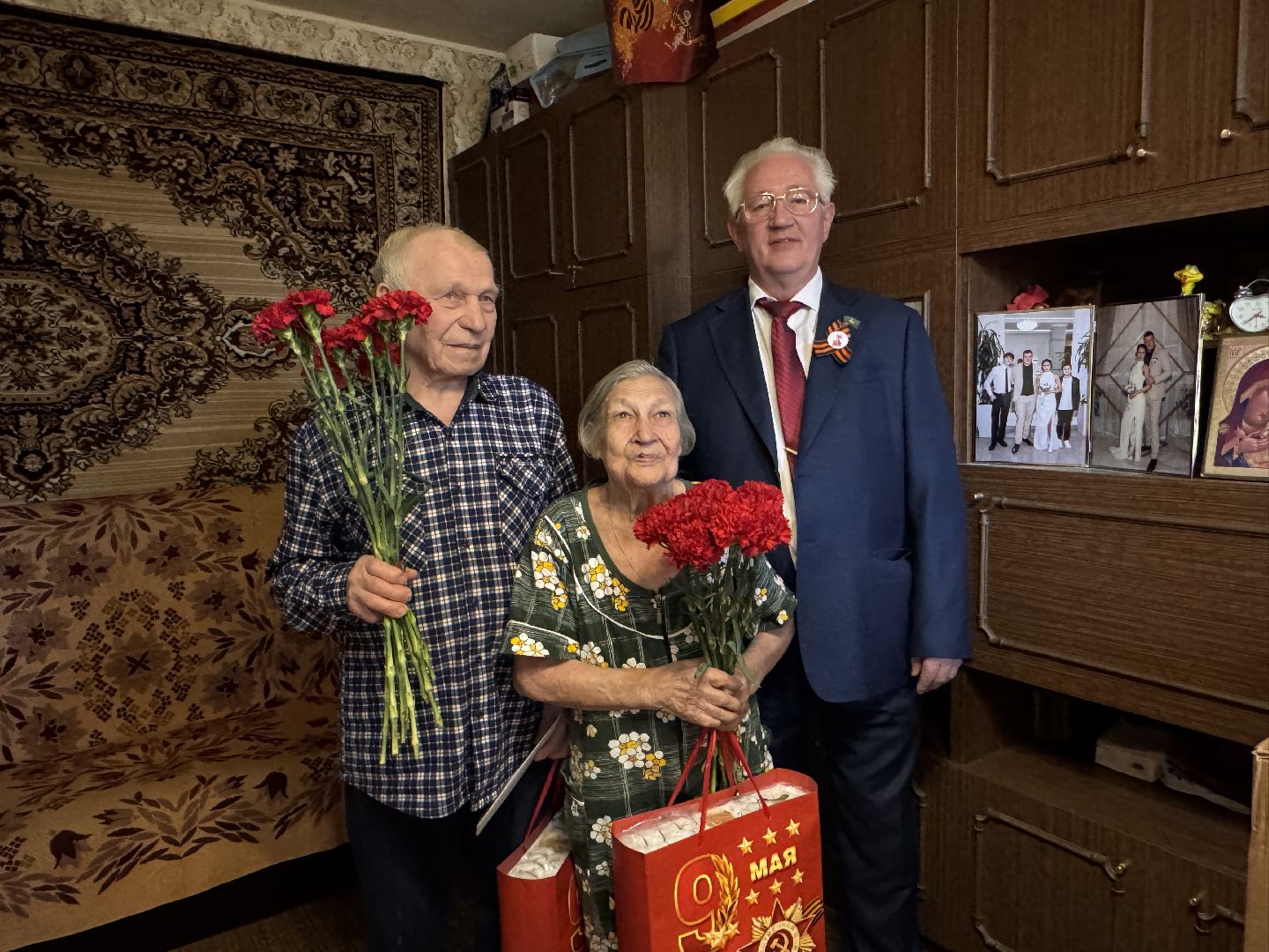 Одинцово, Поздравление ветеранов, Депутат Киреев,