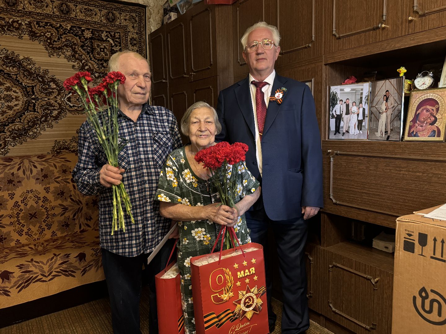 Одинцово, Поздравление ветеранов, Депутат Киреев,