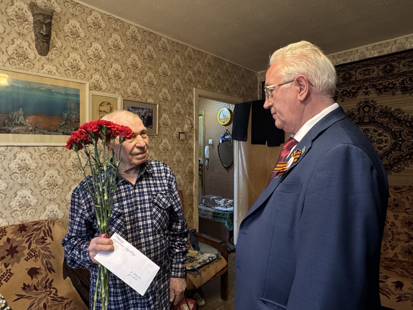 Одинцово, Поздравление ветеранов, Депутат Киреев,