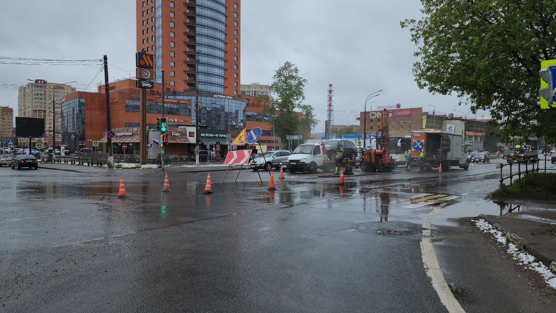 Троссовое ограждение, безопасность движения, щёлково,