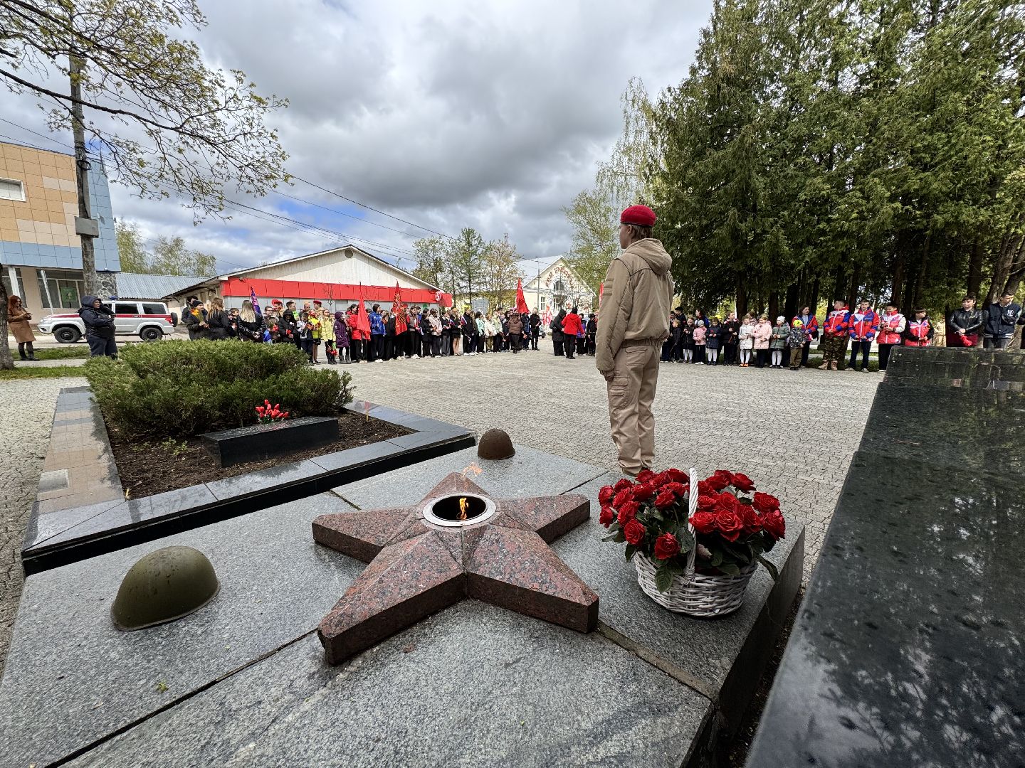 шаховская, митинг памяти, возложение цветов,