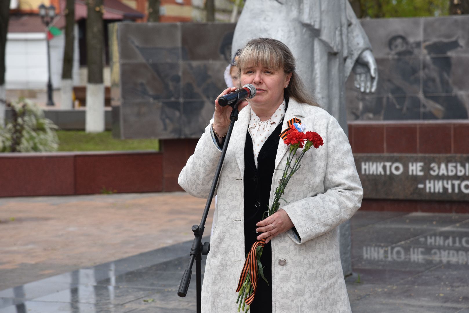 лотошино, день победы, вахта памяти, лотошинская школа 1,