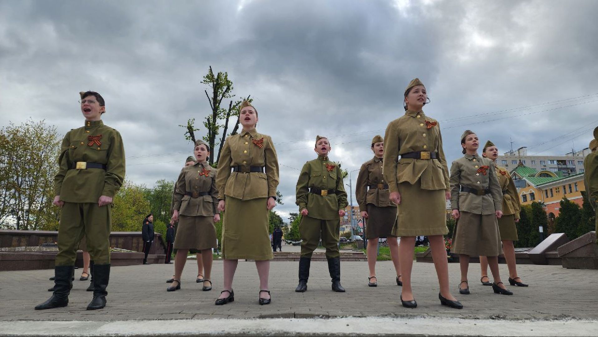 Дмитров, Автомотопробег, День Победы, Вечный огонь,