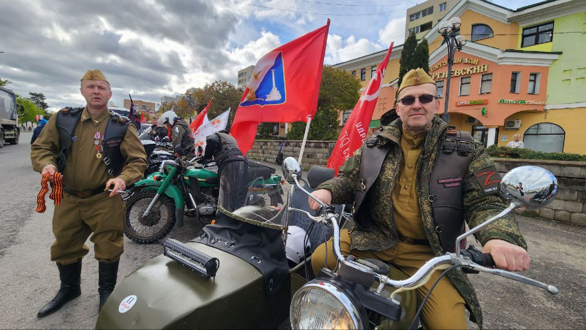 Дмитров, Автомотопробег, День Победы, Вечный огонь,