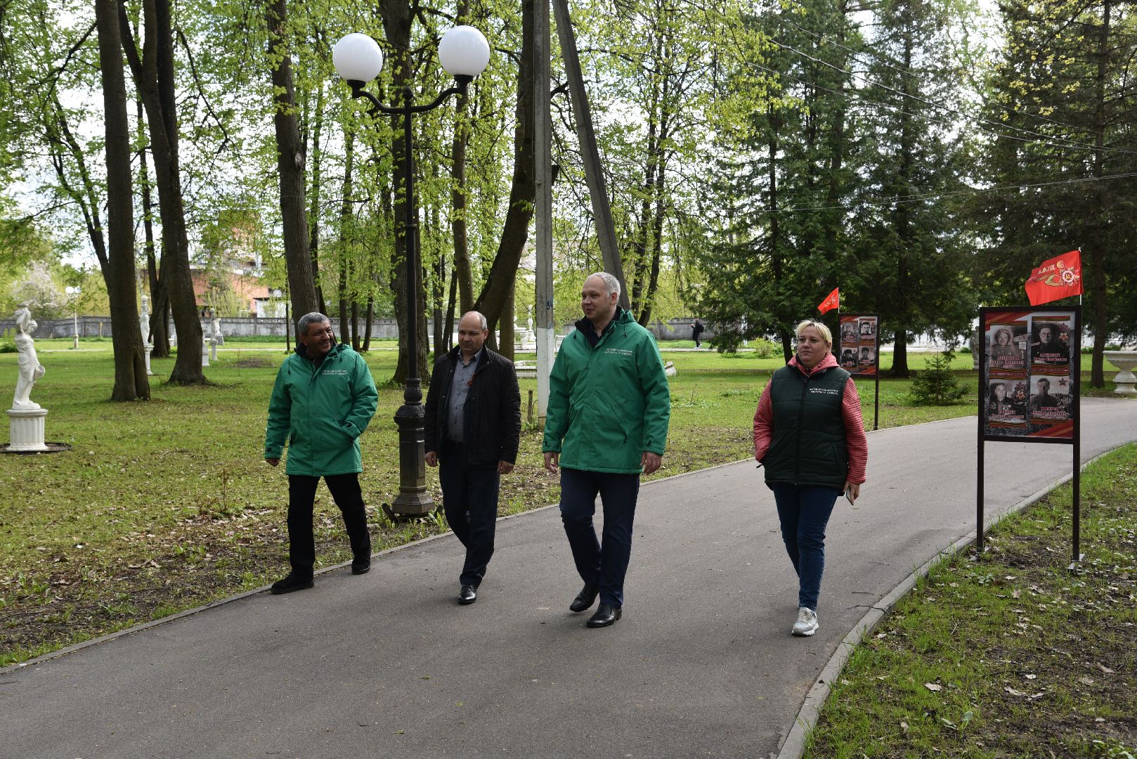 лотошино, лотошинский парк, день победы,