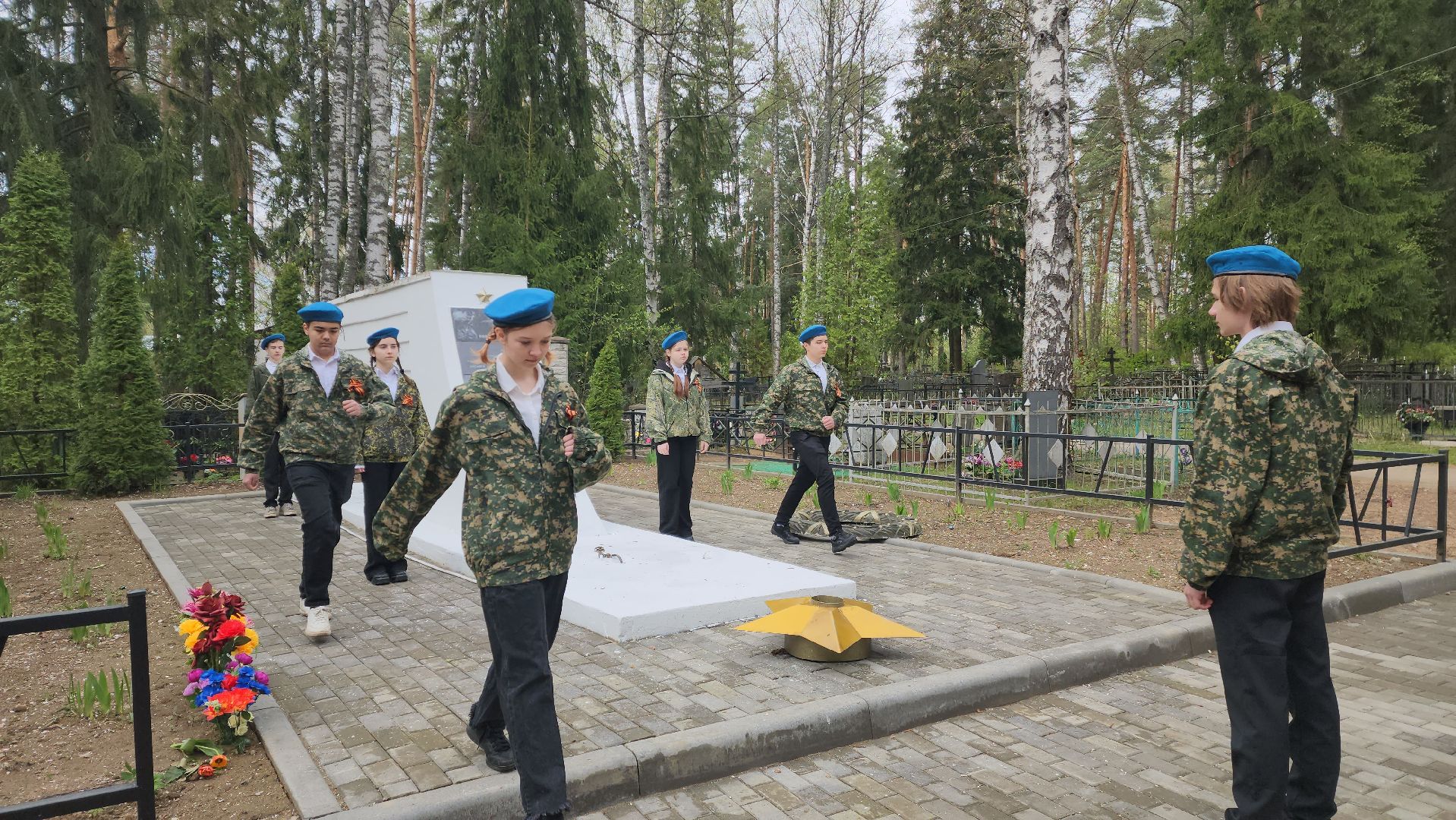 красноармейск, городской округ пушкинский, вахта памяти, почетный караул, 80 - летие победы,