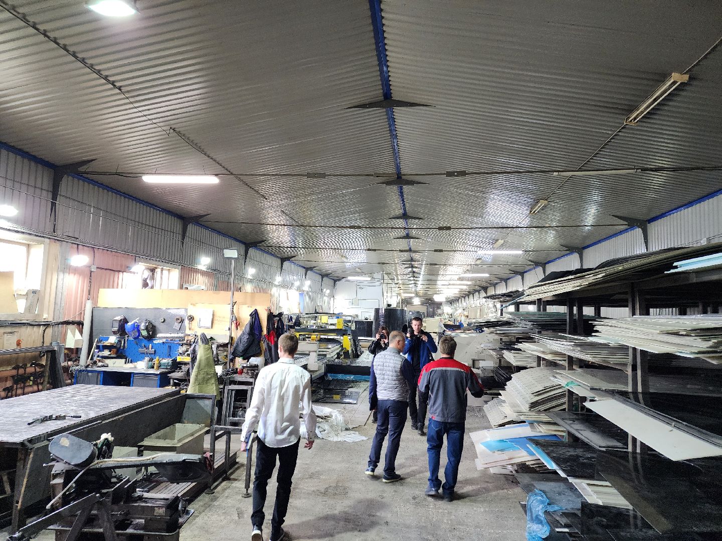 Чехов, деревня Сергеево, производственно-складской комплекс, завод ПолимерИзделия, депутат Госдумы РФ, Александр Коган, встреча с жителями, развитие округа, промышленность, экономика, медицина, образование, теплоснабжение, канализация, изделия из полимерных материалов, производство,