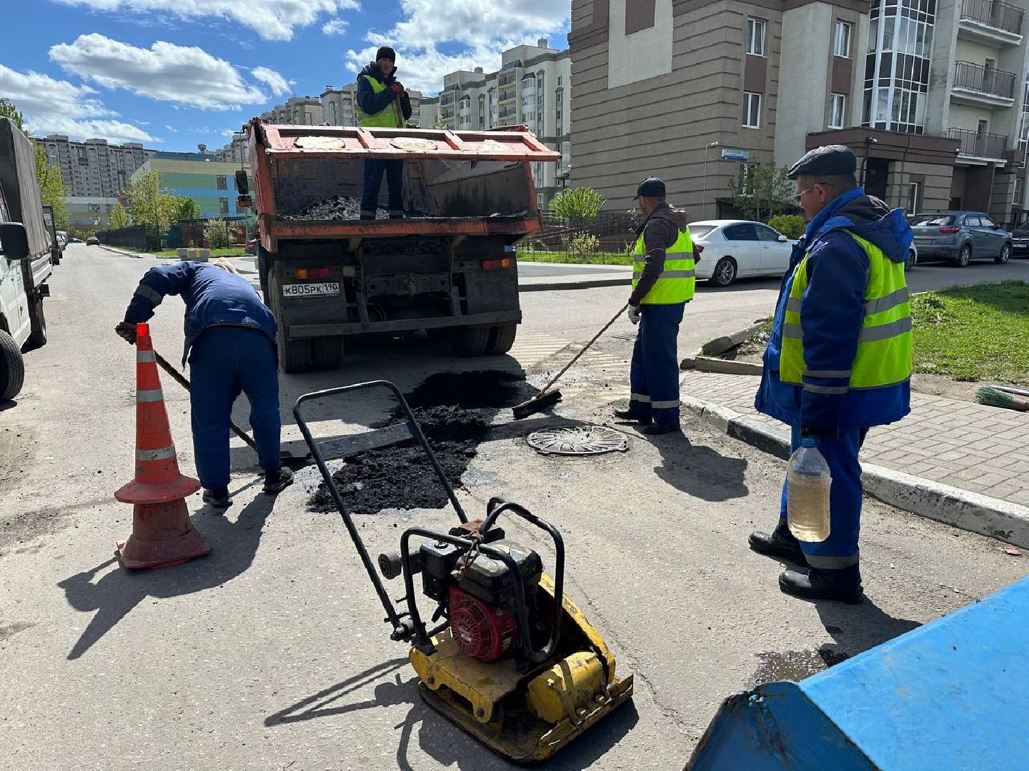 ямочный ремонт, домодедово,