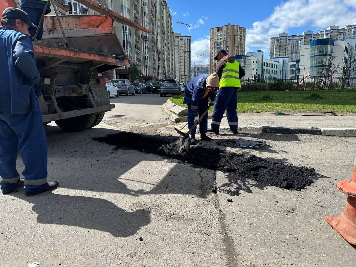 ямочный ремонт, домодедово,