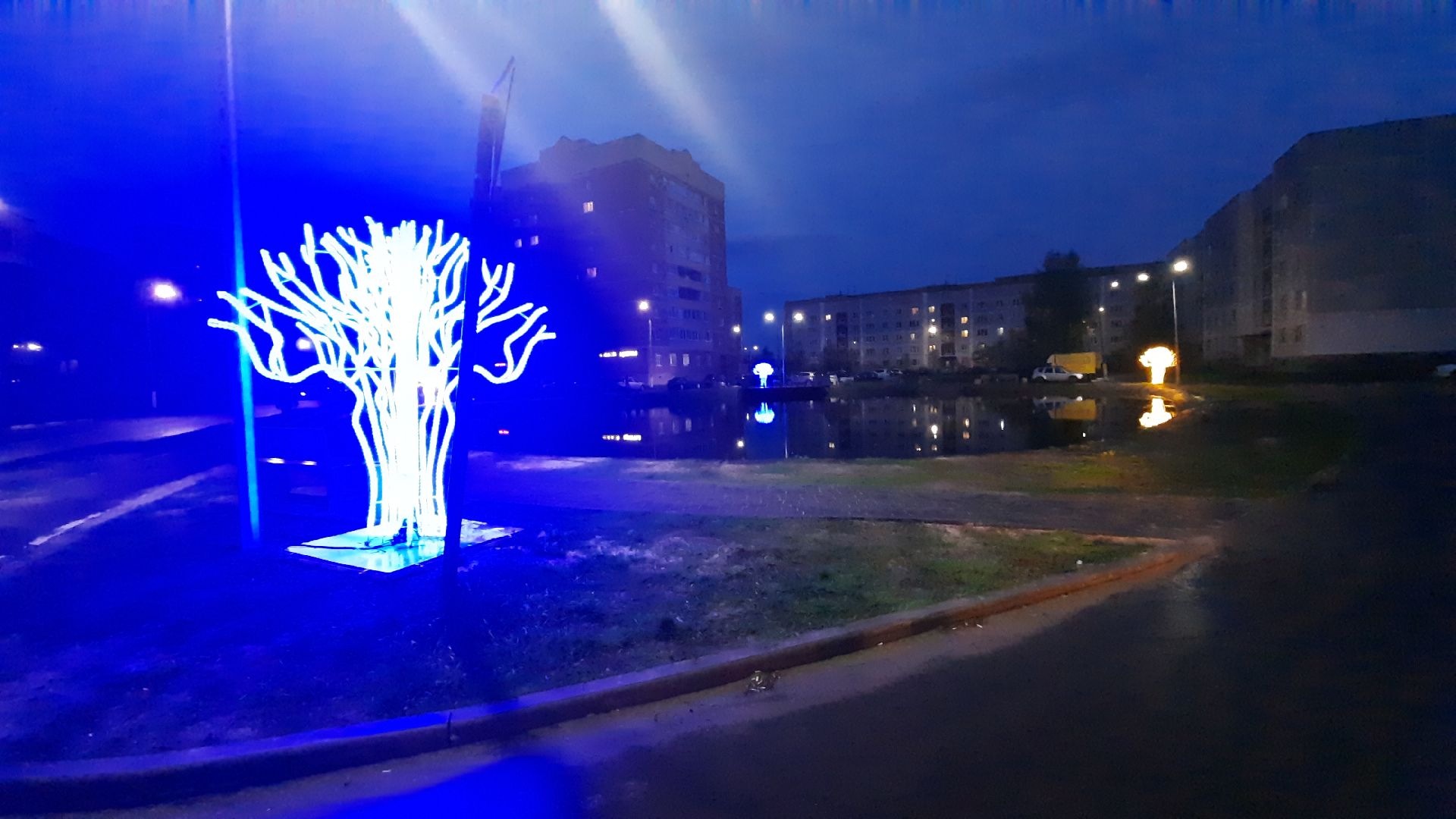 сказочный лес, Шатура, иллюминация, перемены