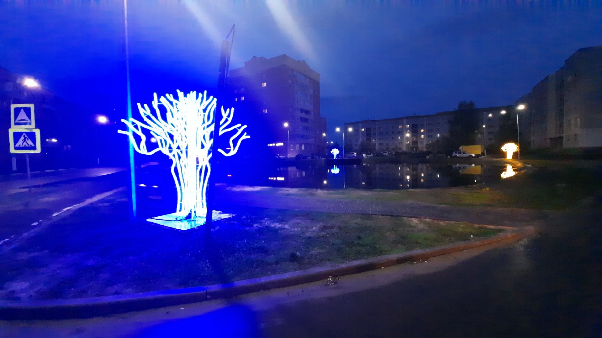 сказочный лес, Шатура, иллюминация, перемены