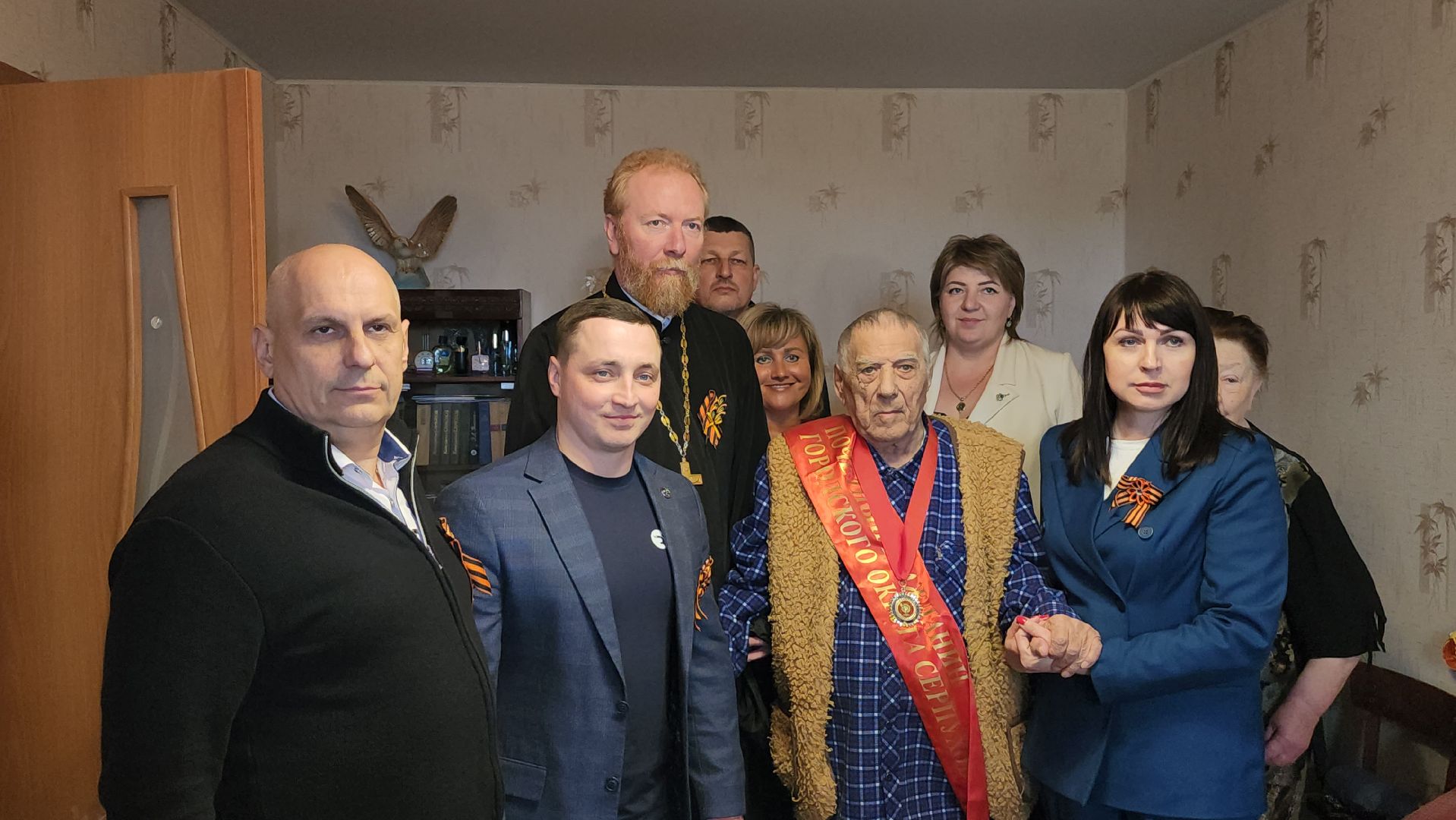 серпухов, московское шоссе, ветеран вов, почетный гражданин серпухова, день победы,