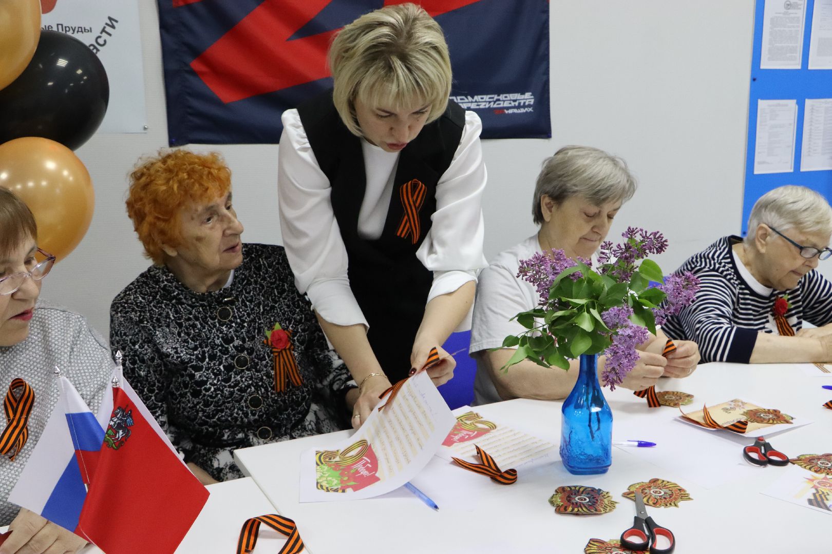 активное долголетие,  молодая гвардия серебряные пруды, 80 лет победе,