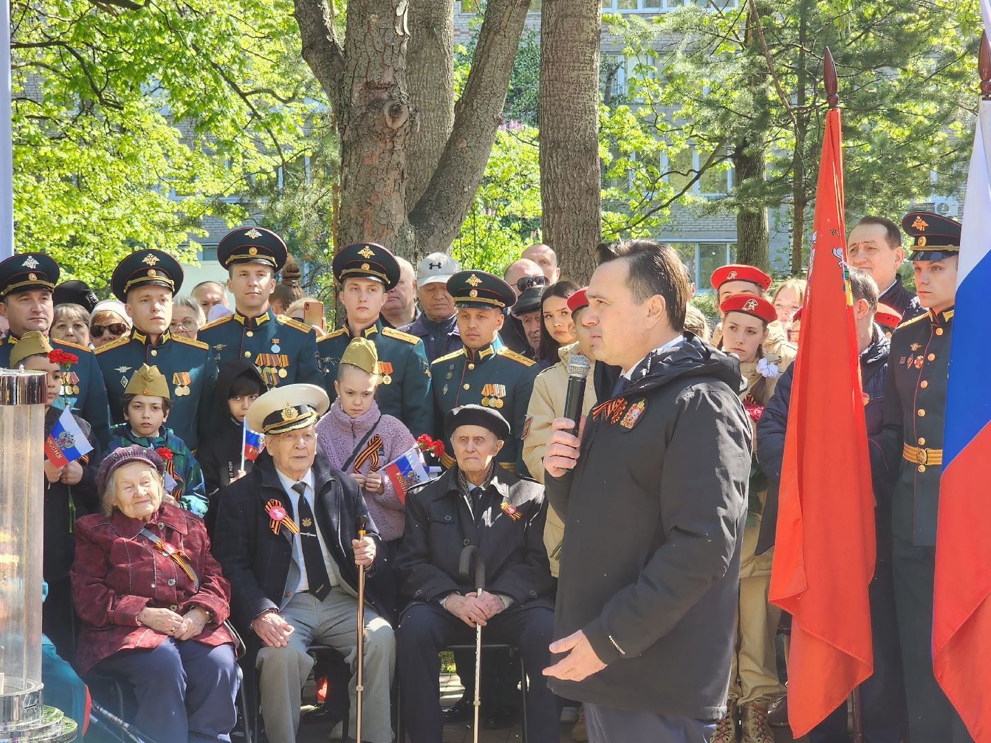 королёв, вечный огонь в юбилейном, открытие мемориала в королеве, губернатор московской области андрей воробьев,