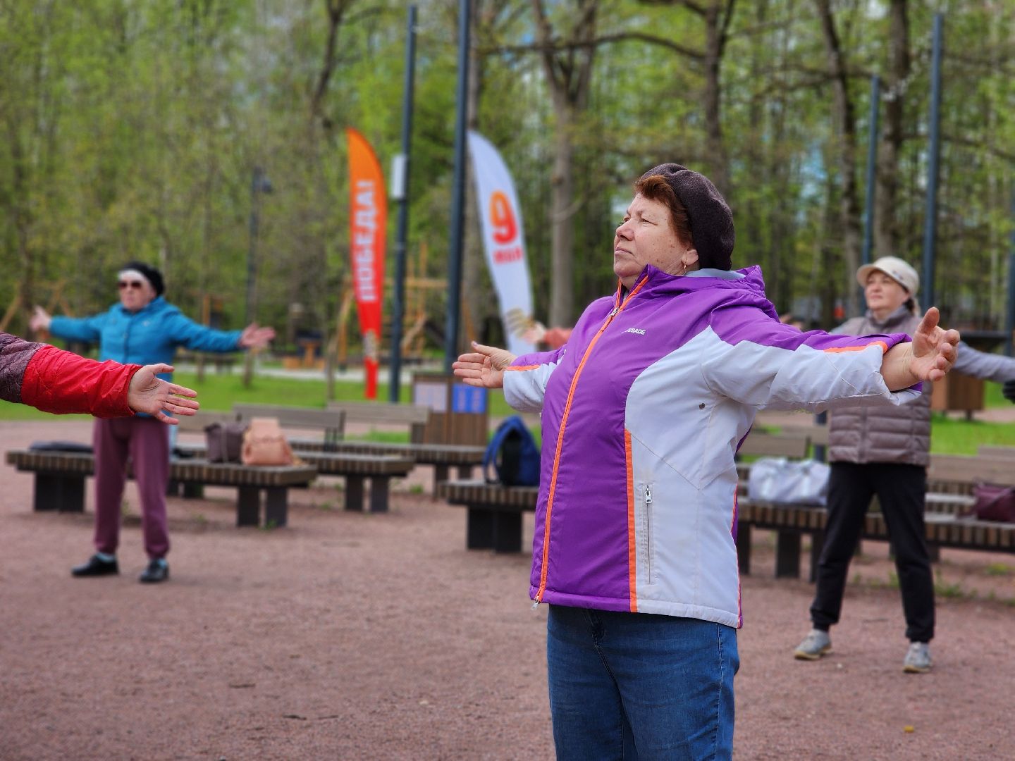 фрязино, лесопарк, гимнастика, физкультура,